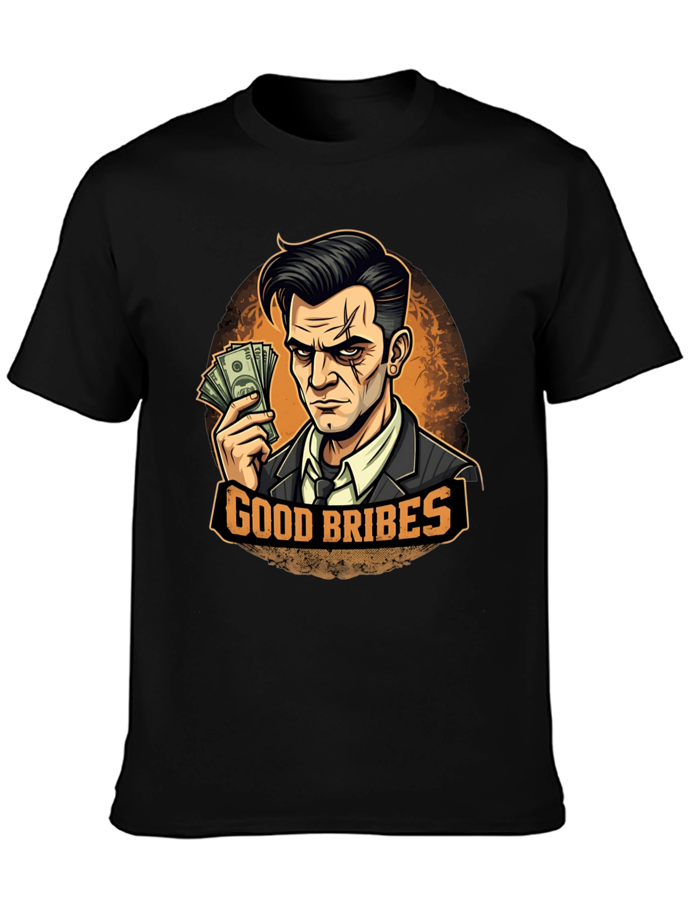 Good Bribes Graphic T-Shirt - Black