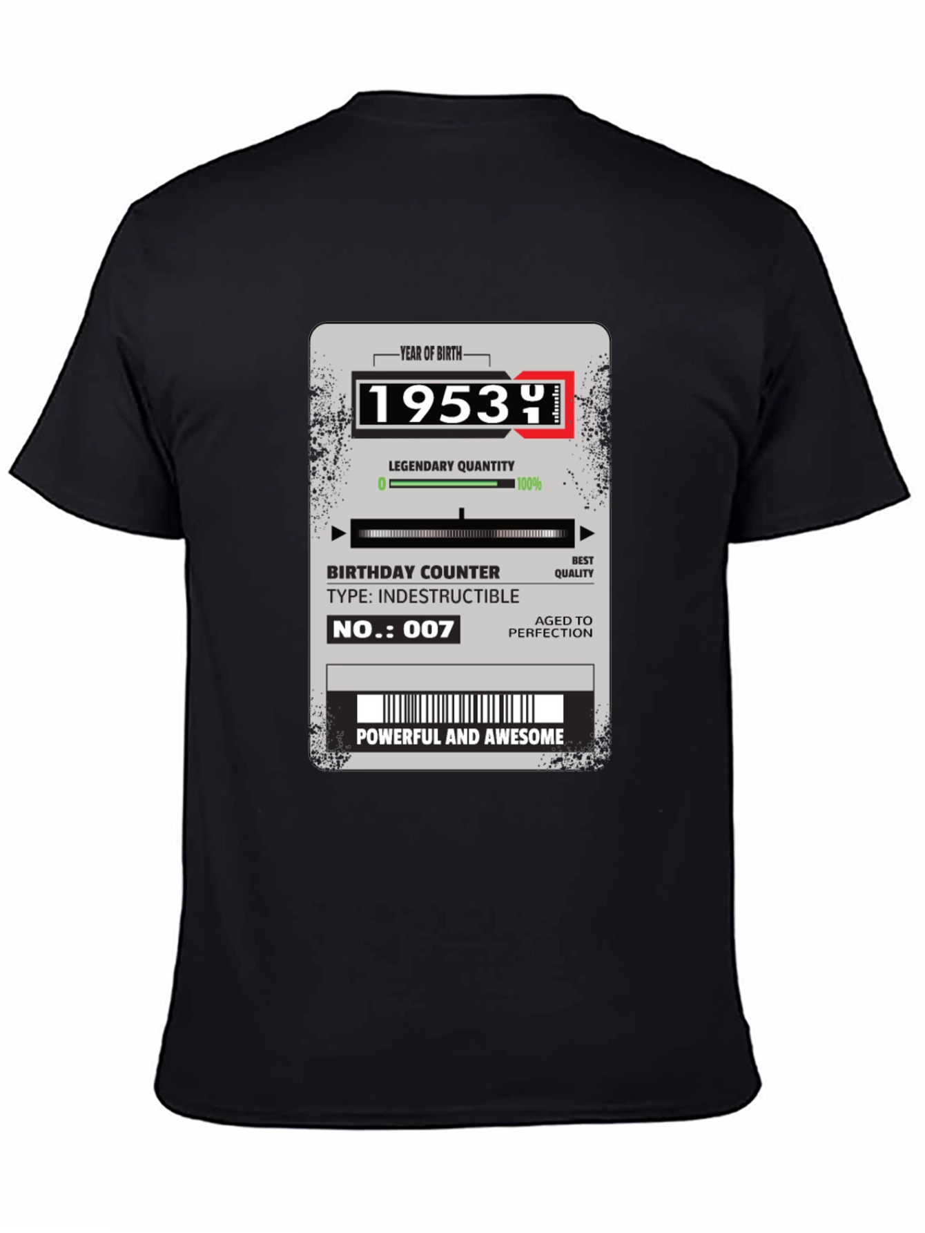 1953 Birthday T-Shirt - Legendary Edition