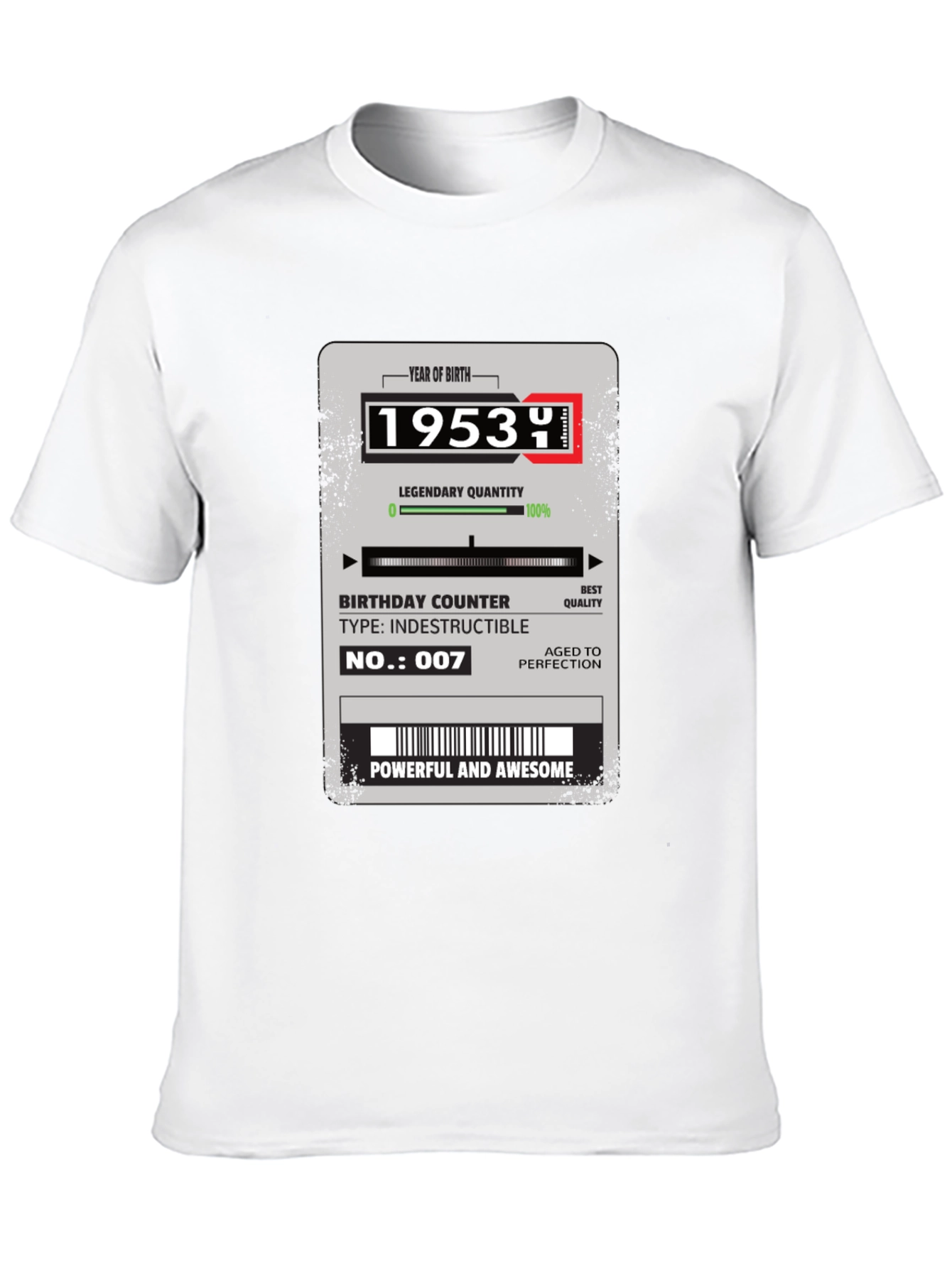1953 Birthday T-Shirt - Legendary Edition