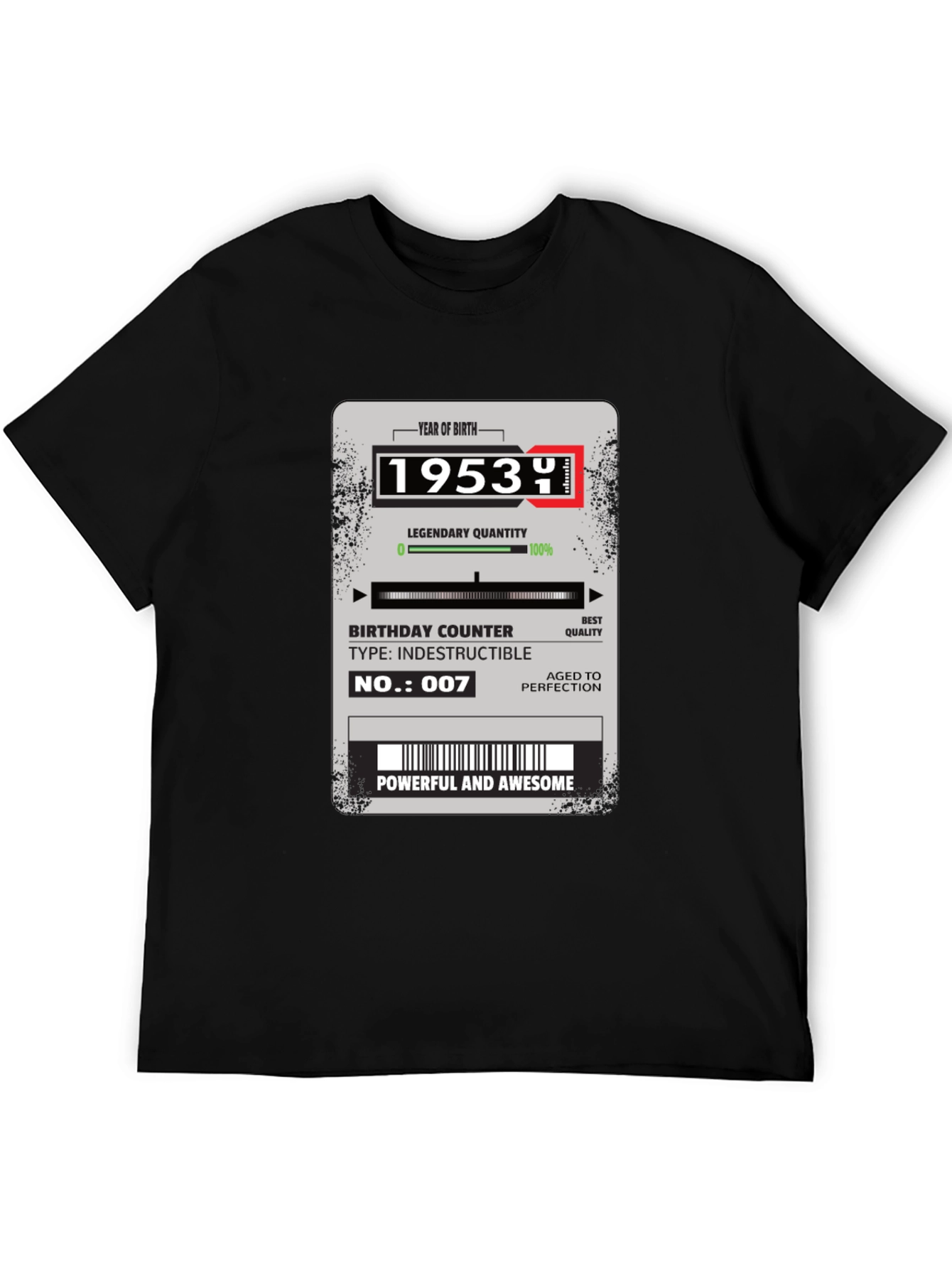 1953 Birthday T-Shirt - Legendary Edition