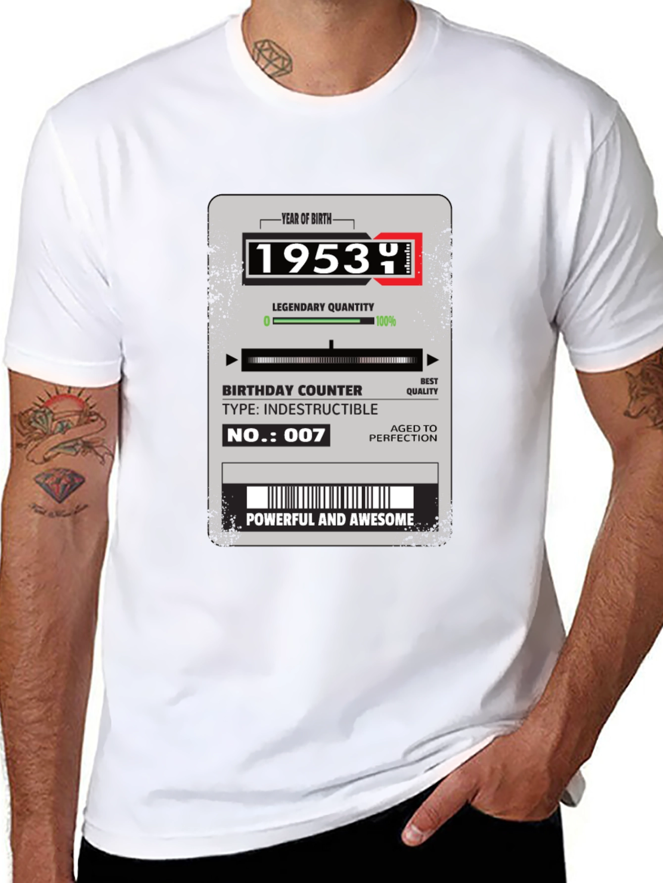 1953 Birthday T-Shirt - Legendary Edition