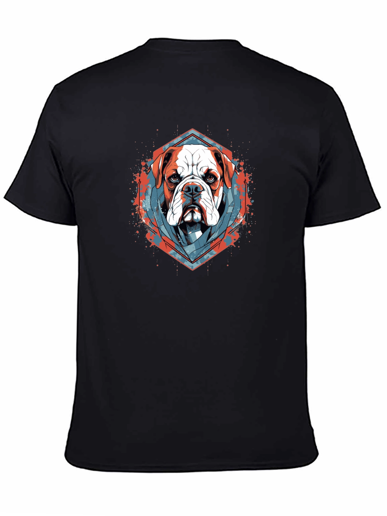Bulldog Graphic Tee - Mens Black T-Shirt