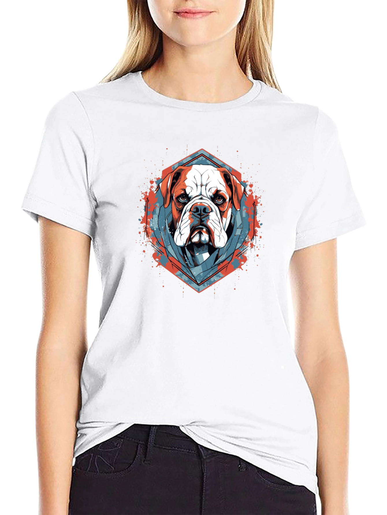 Bulldog Graphic Tee - Mens Black T-Shirt
