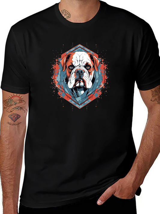 Bulldog Graphic Tee - Mens Black T-Shirt