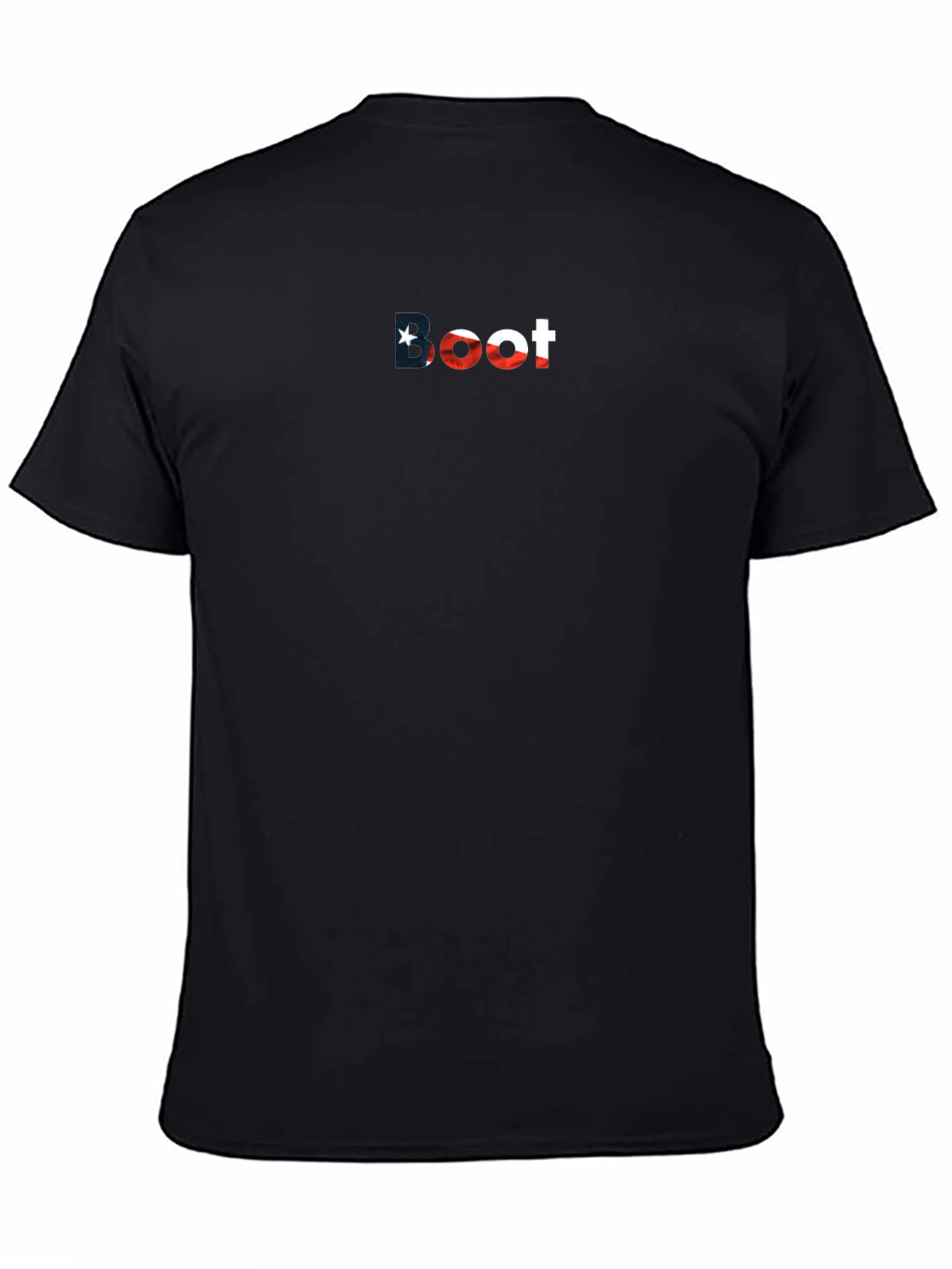 Patriotic Boot Black T-Shirt