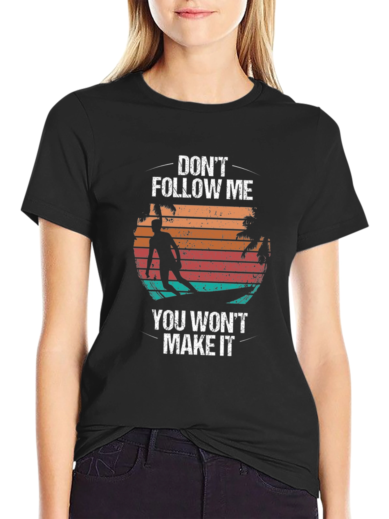 Dont Follow Me Surfer Tee