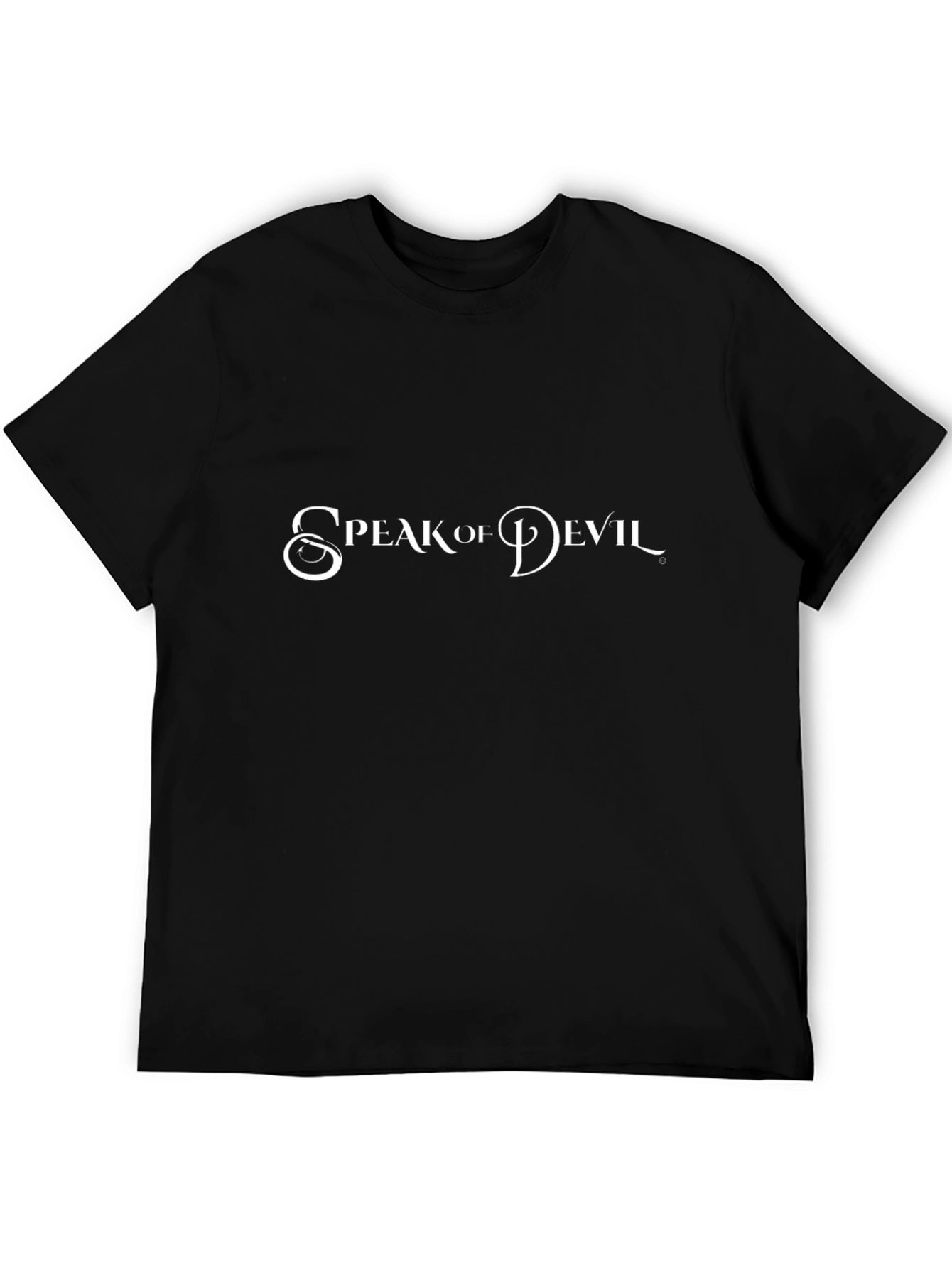 Speak of Devil Black Graphic Tee