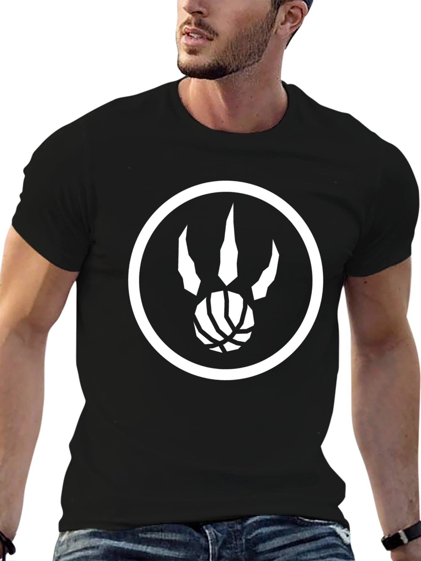 Raptors Claw Basketball T-Shirt - Black