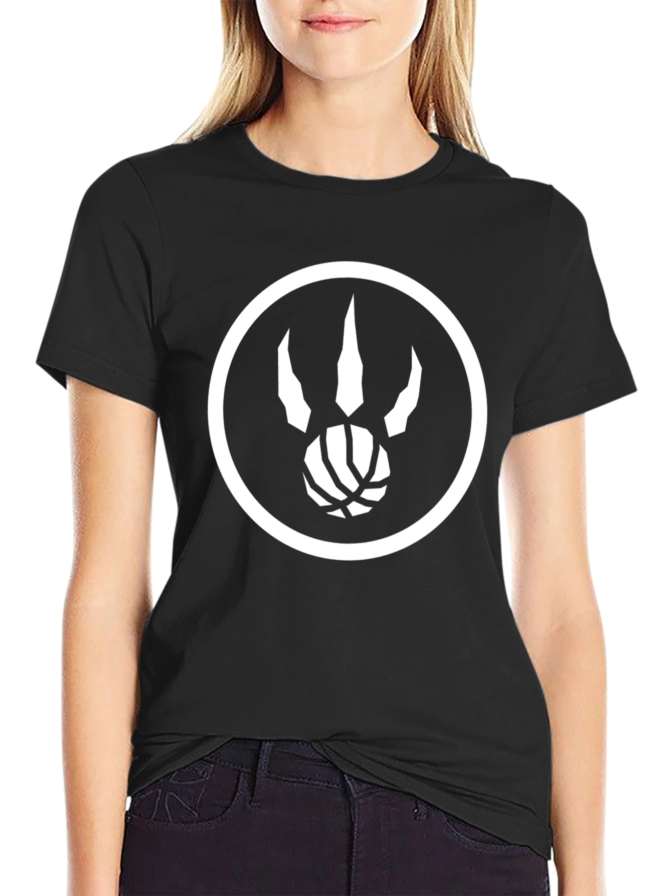 Raptors Claw Basketball T-Shirt - Black
