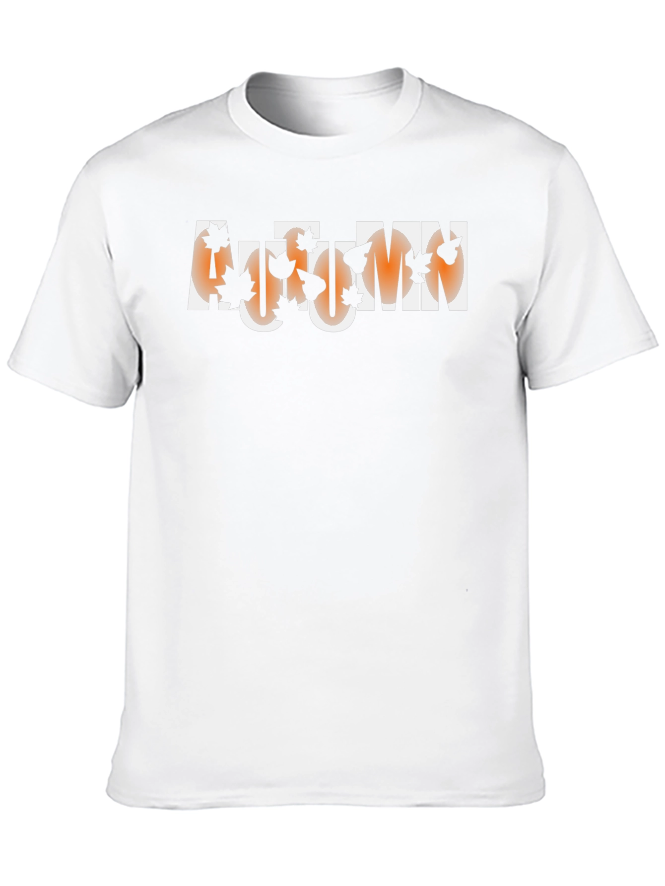 Autumn Leaves Graphic Tee - Mens Black T-Shirt