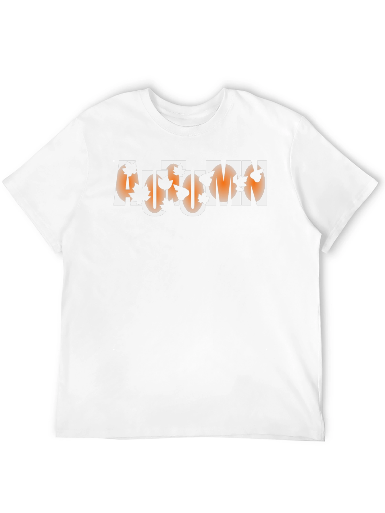 Autumn Leaves Graphic Tee - Mens Black T-Shirt