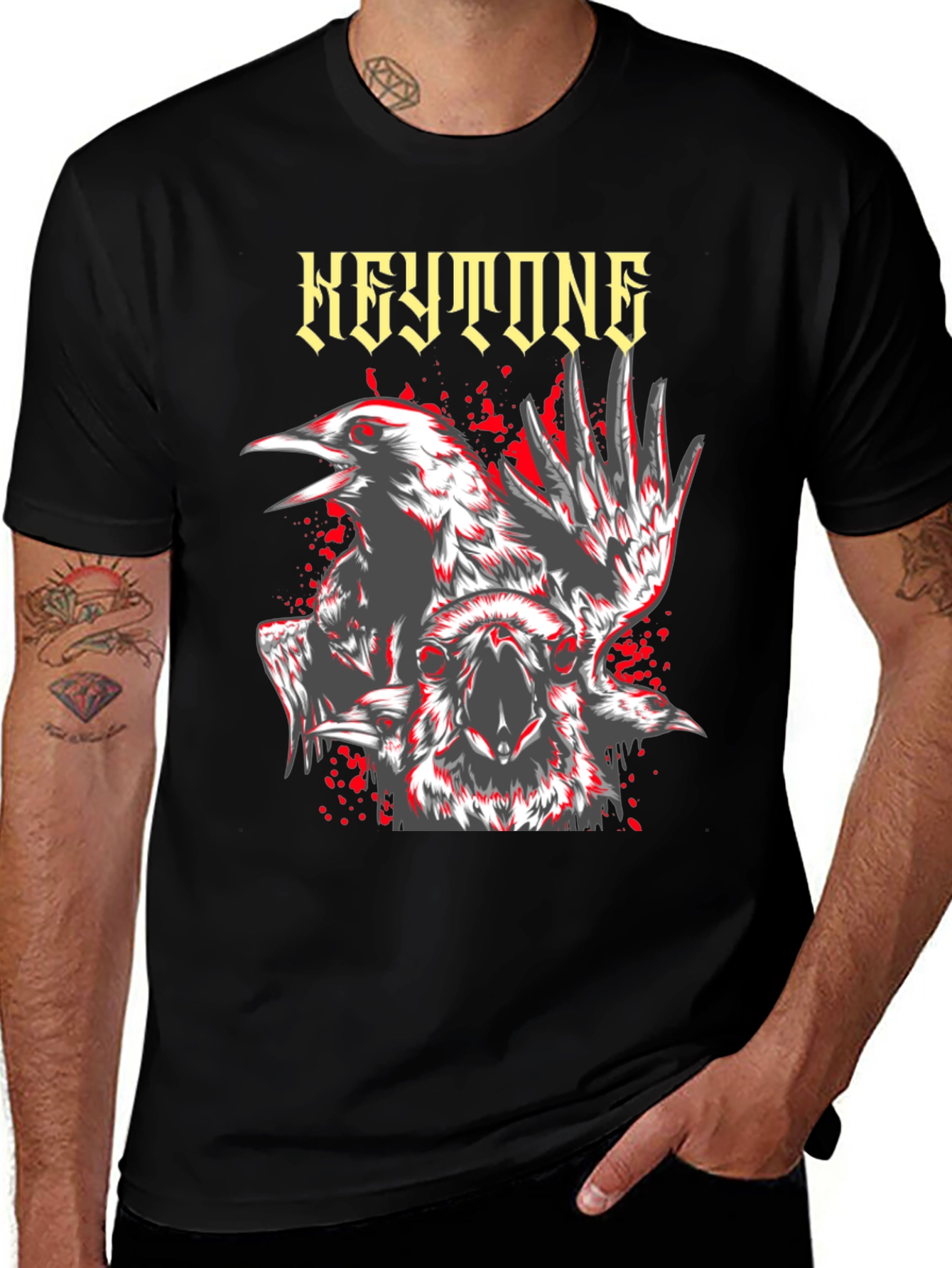 Keystone Ravens Black Graphic T-Shirt
