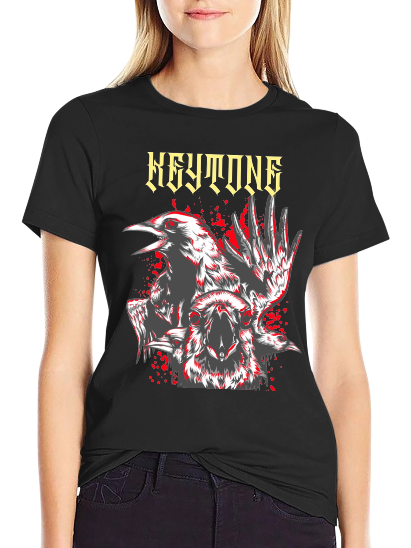 Keystone Ravens Black Graphic T-Shirt