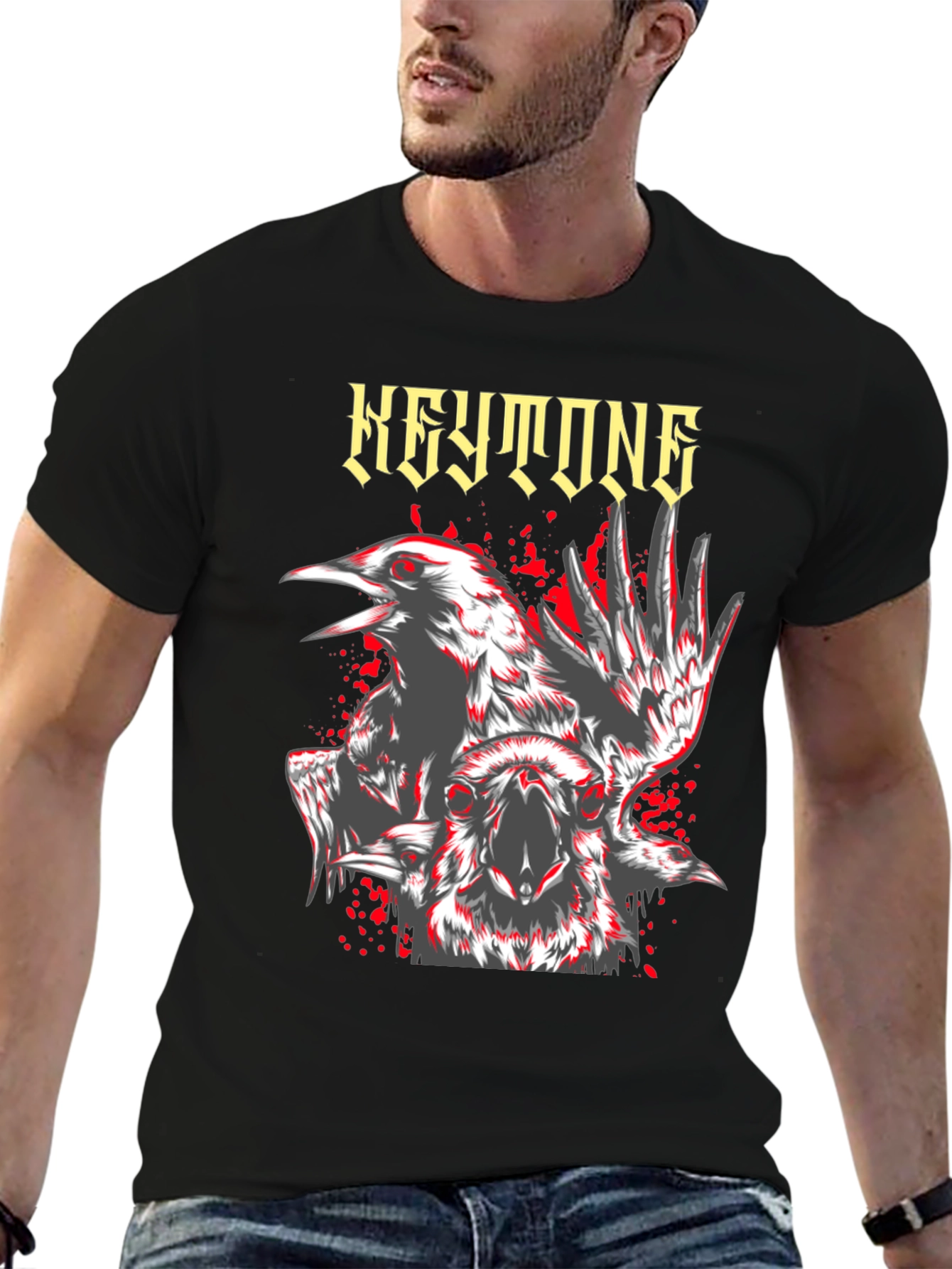 Keystone Ravens Black Graphic T-Shirt