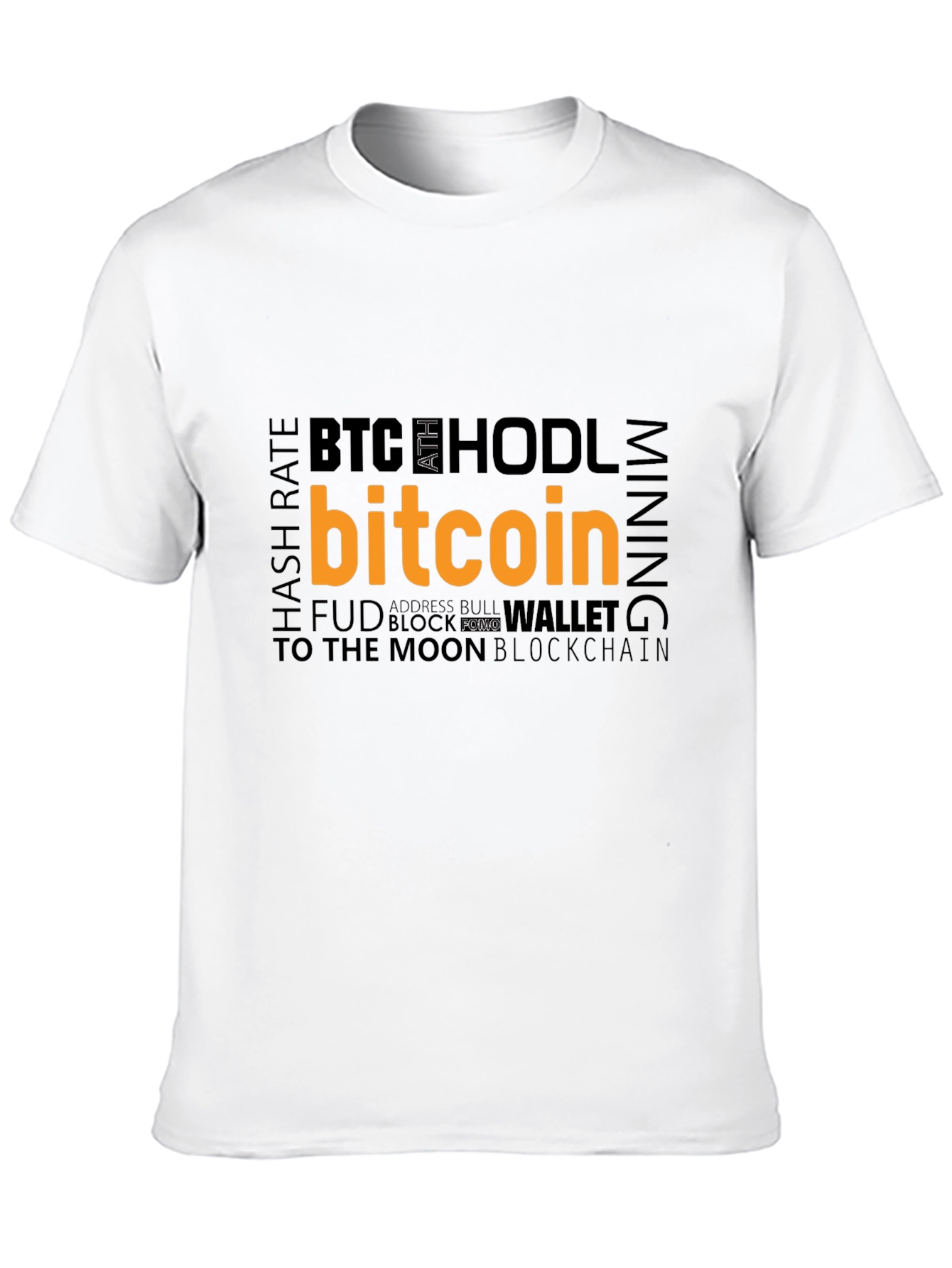 Bitcoin HODL Crypto Black T-Shirt