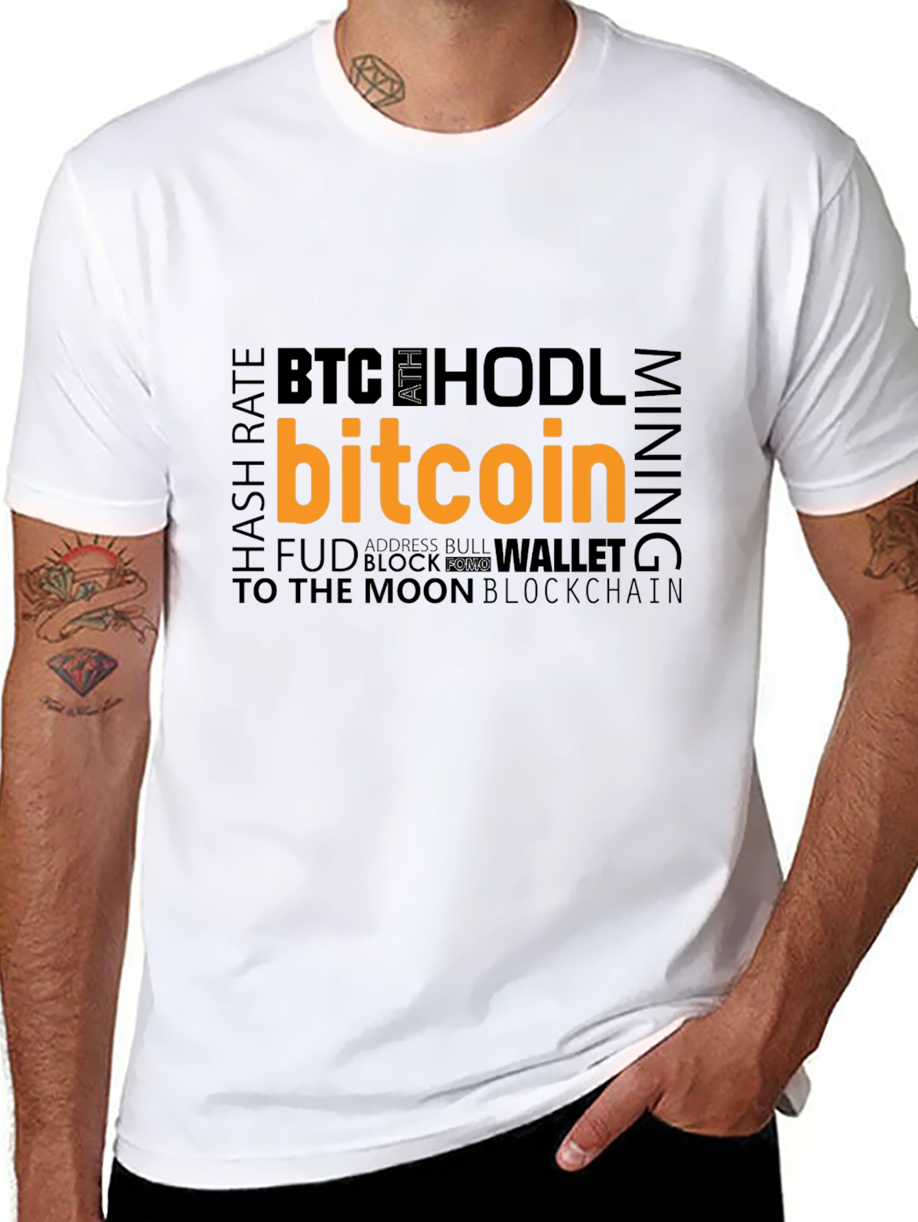Bitcoin HODL Crypto Black T-Shirt