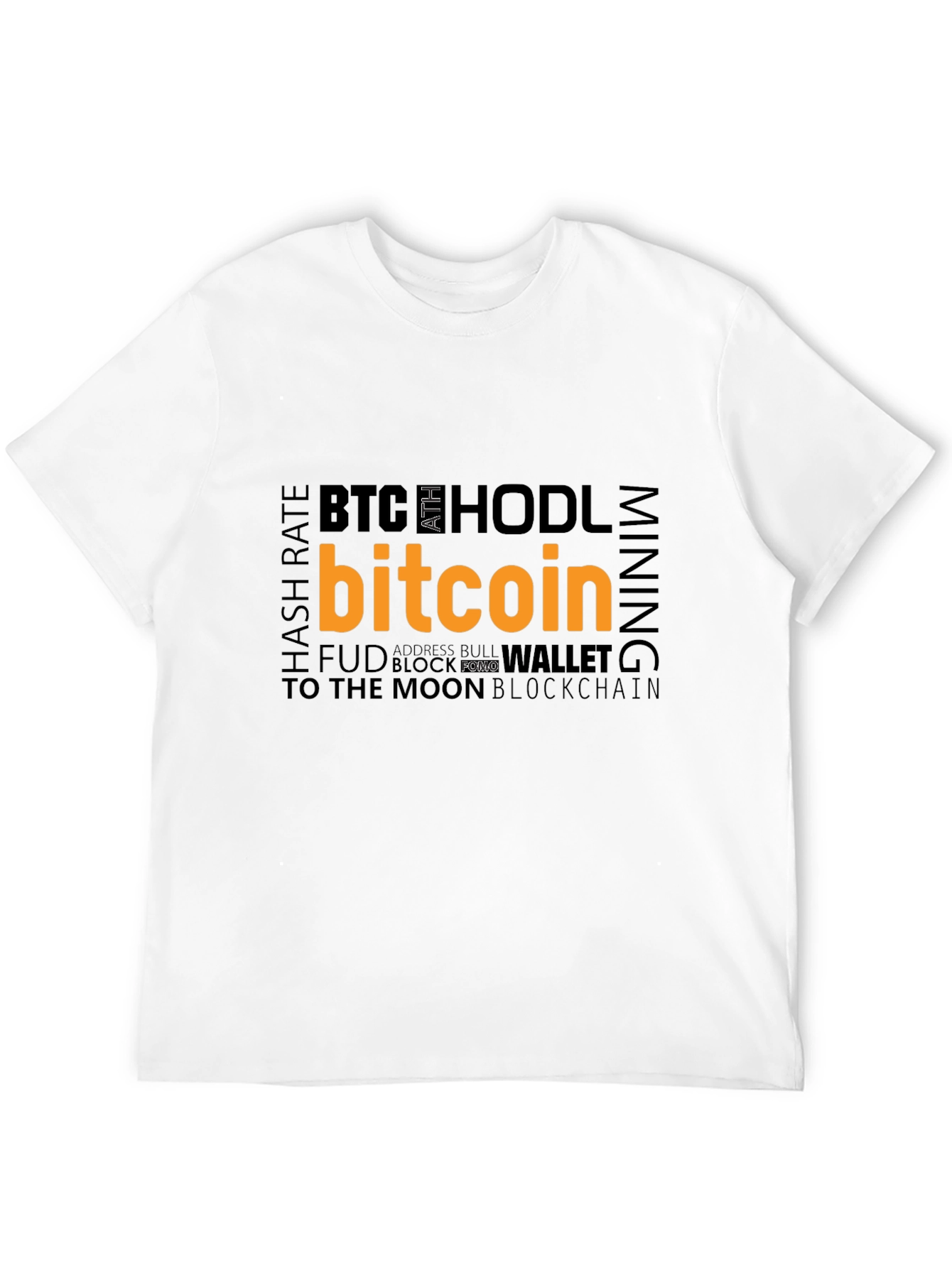 Bitcoin HODL Crypto Black T-Shirt