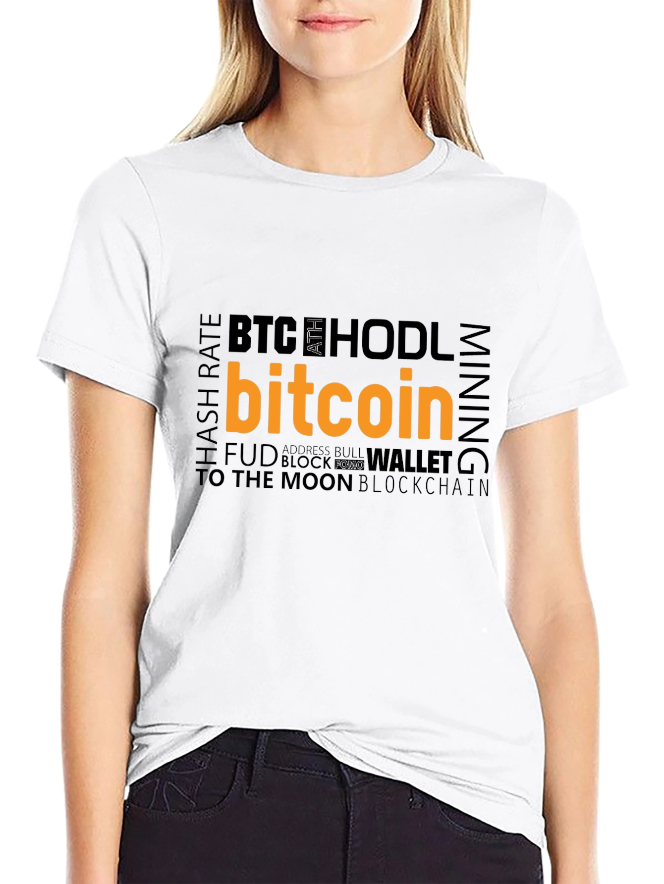 Bitcoin HODL Crypto Black T-Shirt