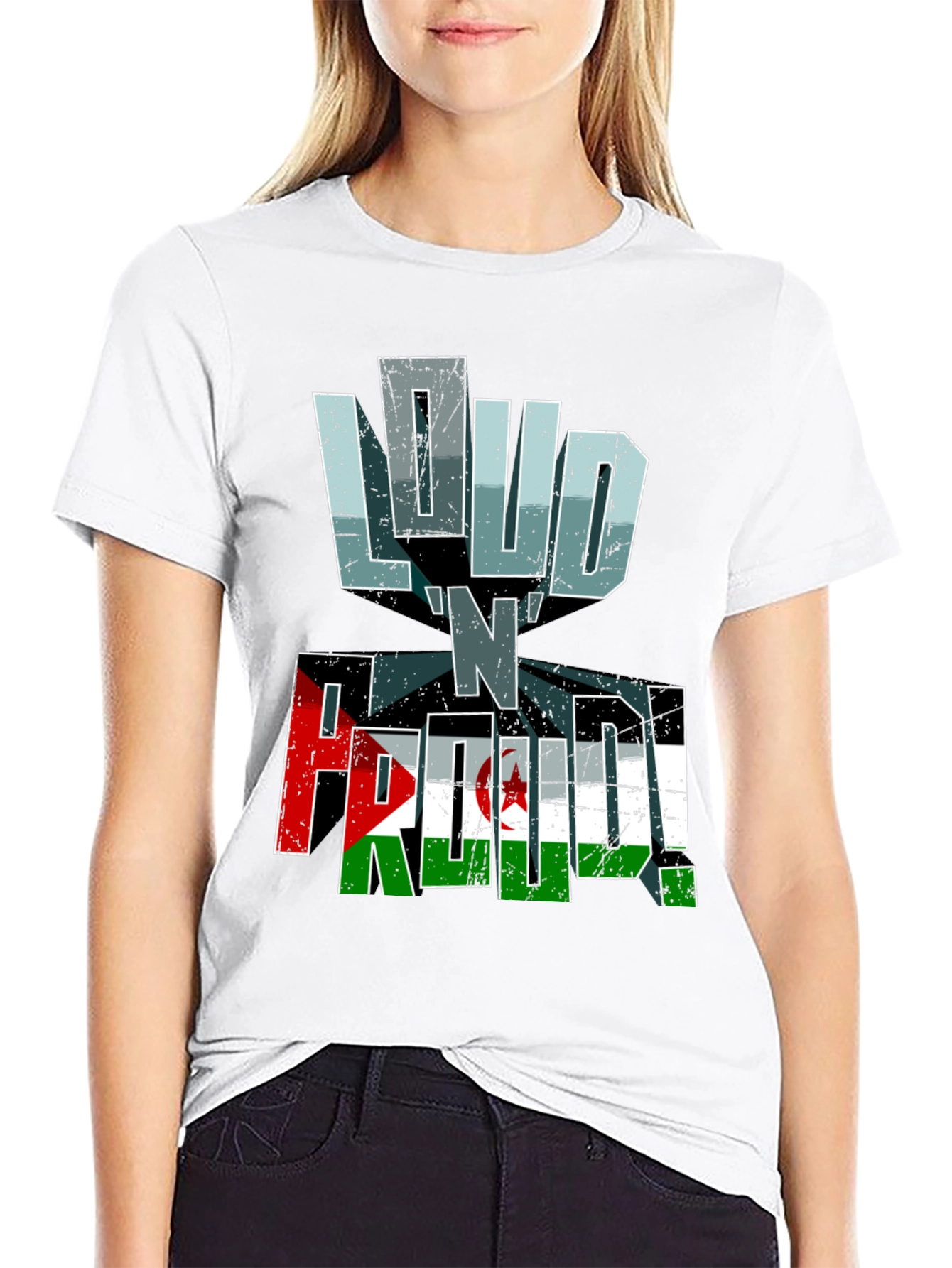 Loud N Proud Western Sahara Flag T-Shirt