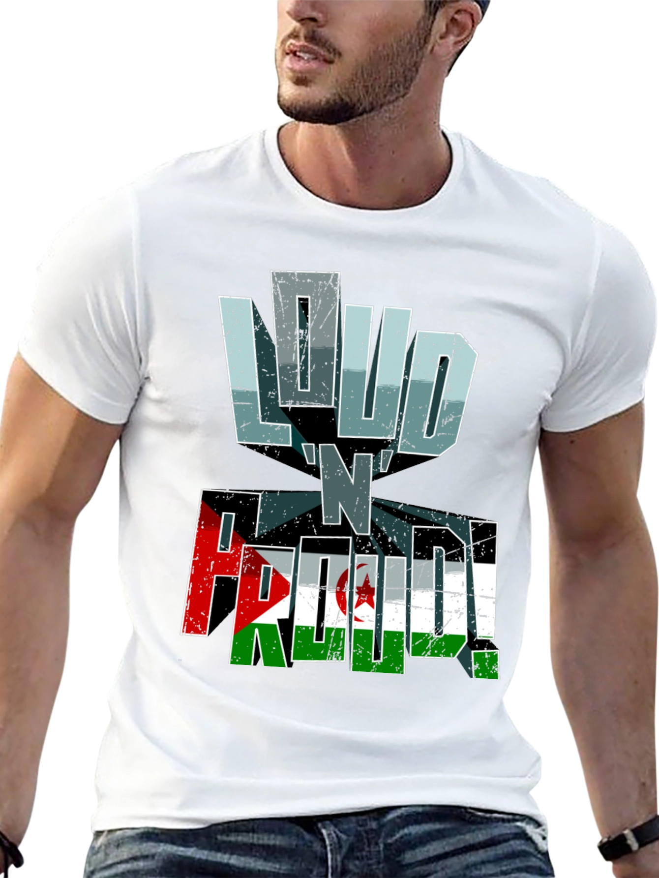 Loud N Proud Western Sahara Flag T-Shirt