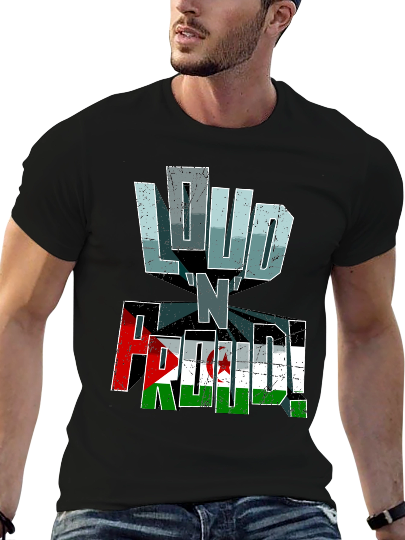 Loud N Proud Western Sahara Flag T-Shirt
