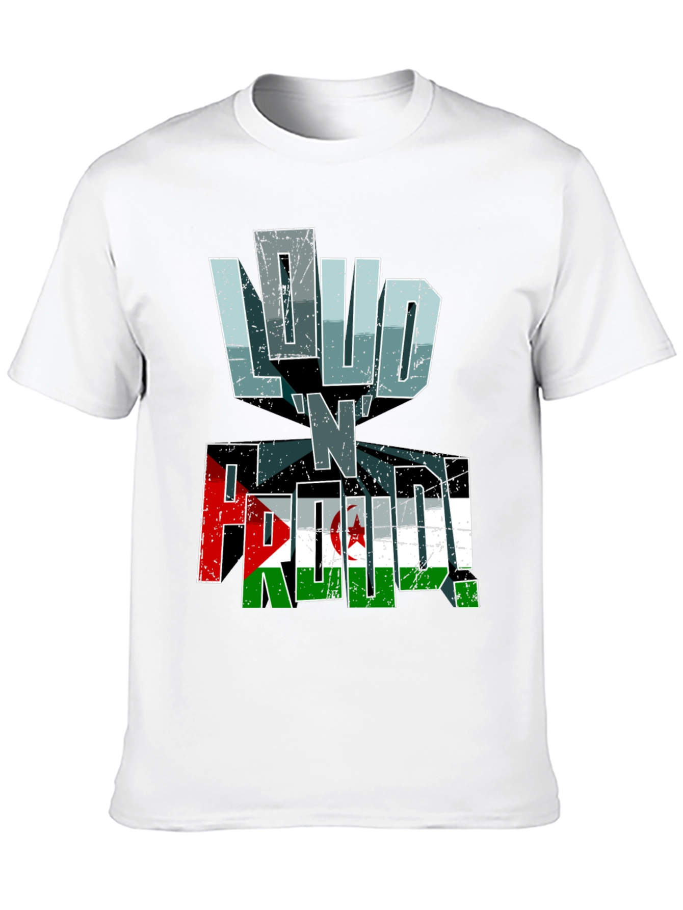 Loud N Proud Western Sahara Flag T-Shirt