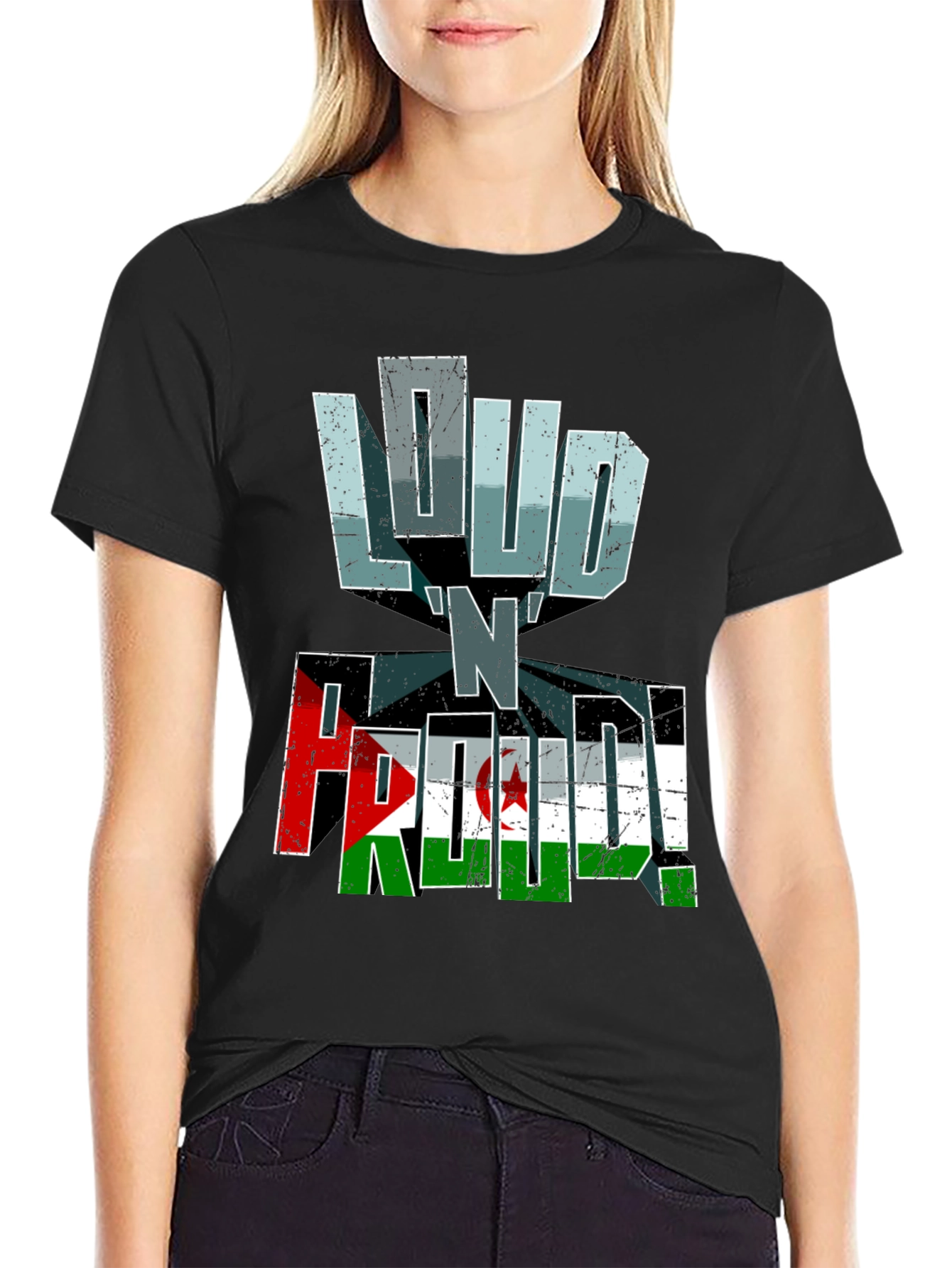 Loud N Proud Western Sahara Flag T-Shirt