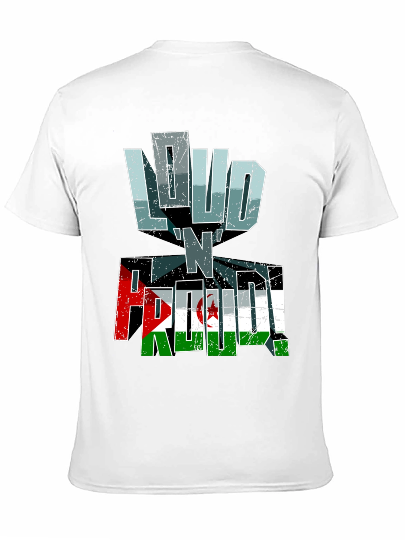 Loud N Proud Western Sahara Flag T-Shirt