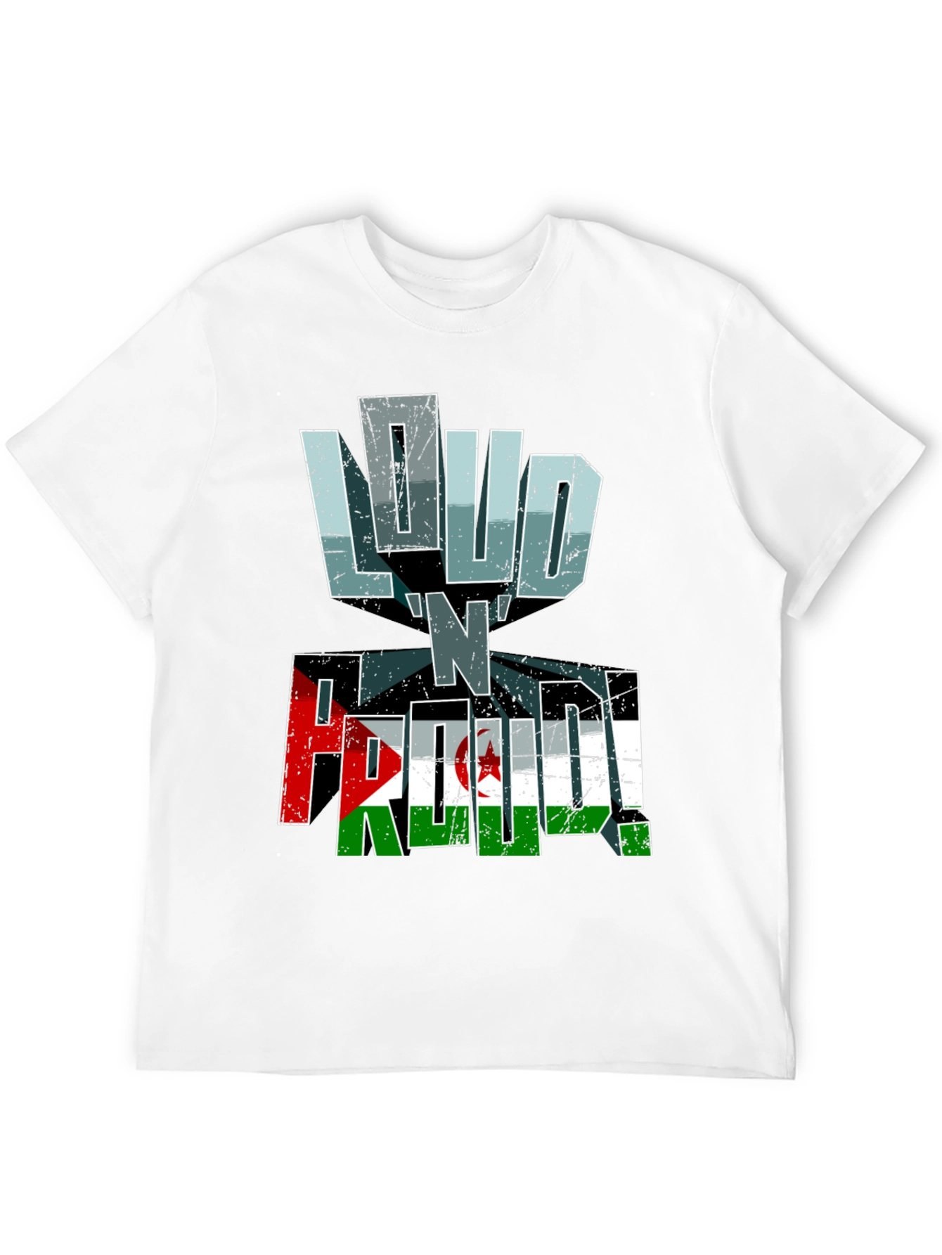 Loud N Proud Western Sahara Flag T-Shirt