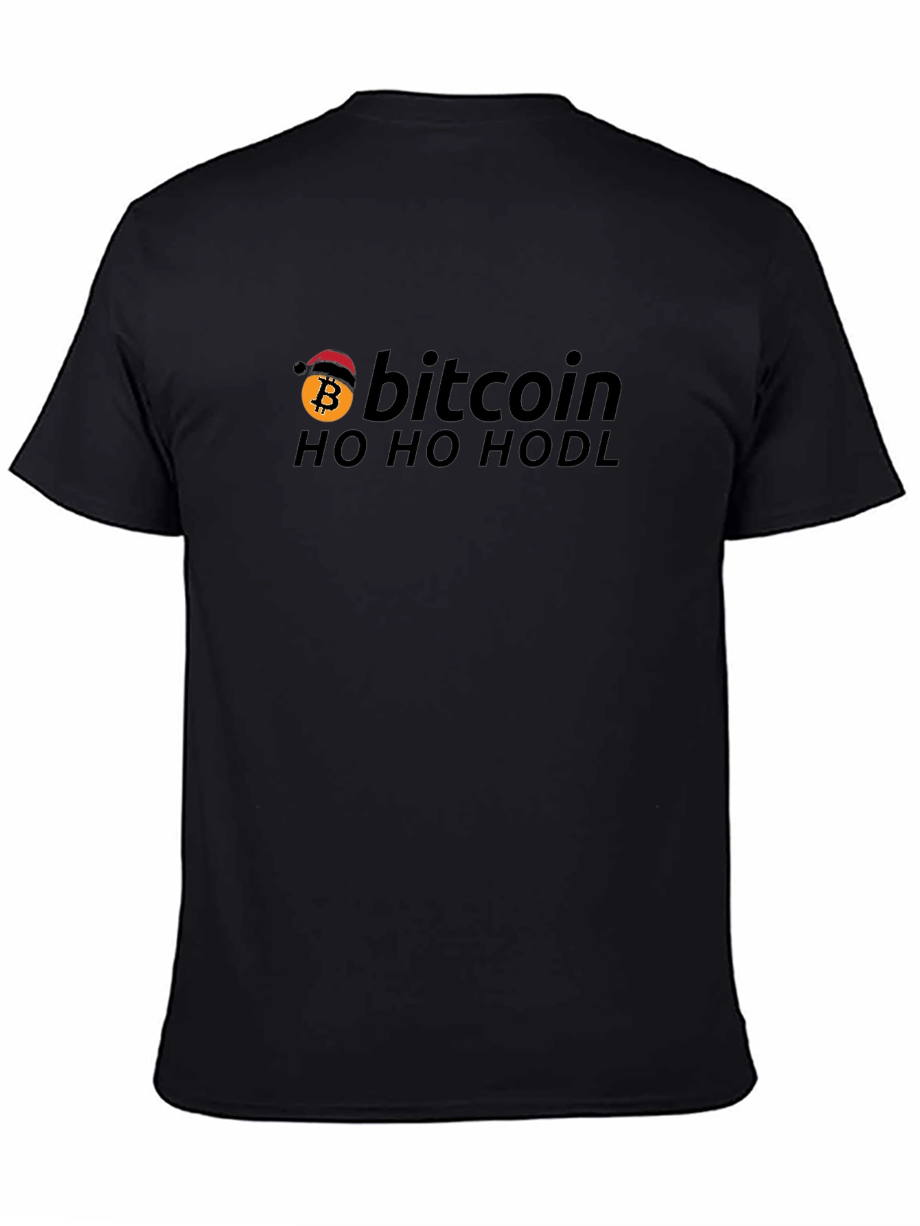 Bitcoin Santa Hat Holiday HODL T-Shirt