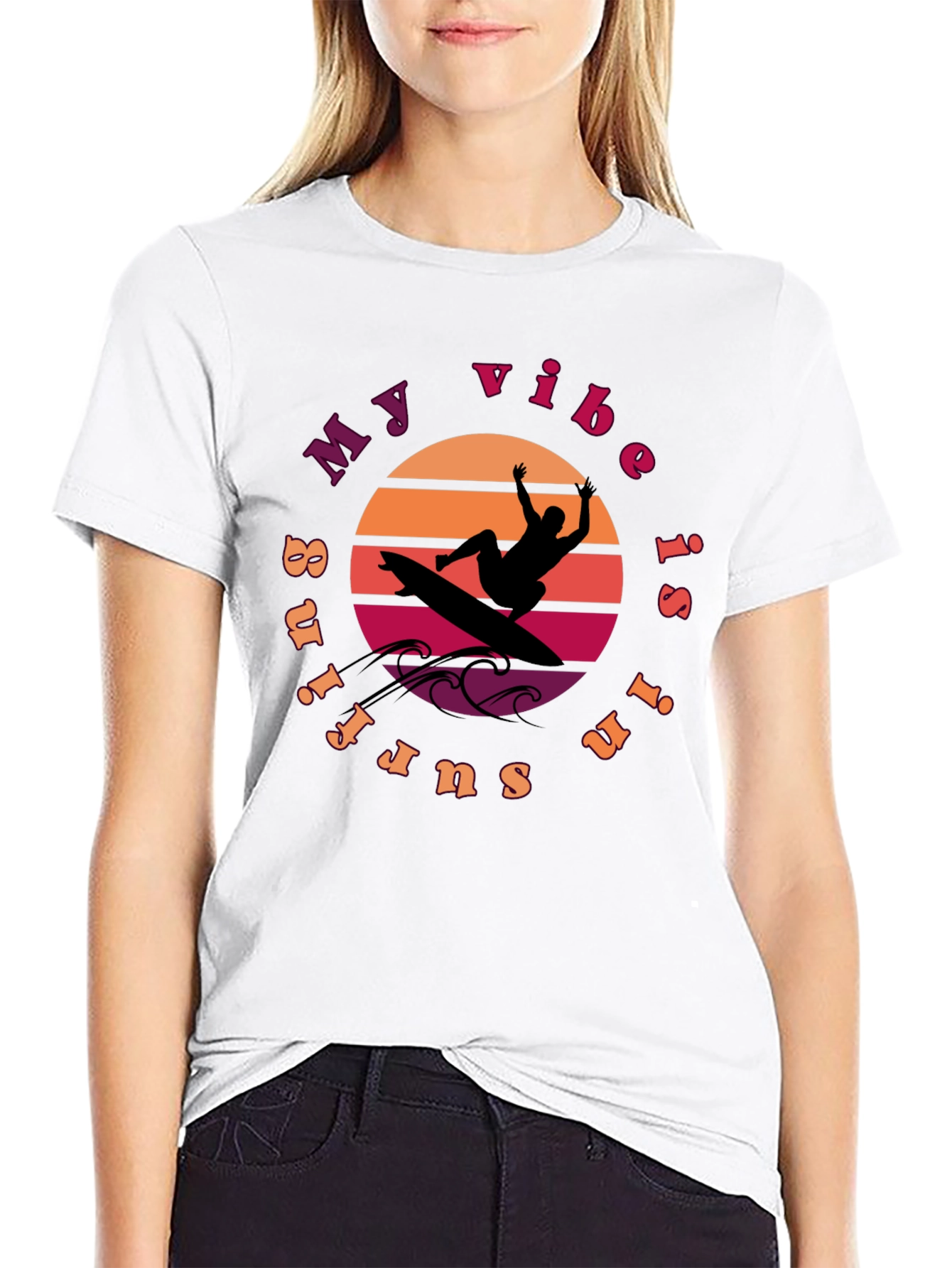 Surfing Vibe Graphic Tee