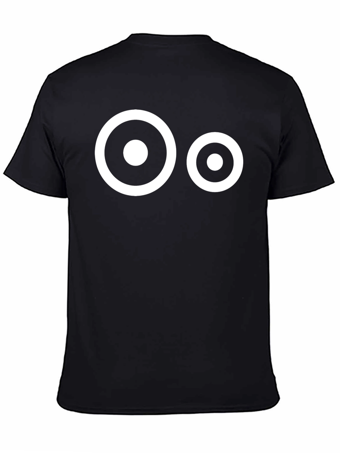 Bullseye Graphic Tee - Black Crew Neck