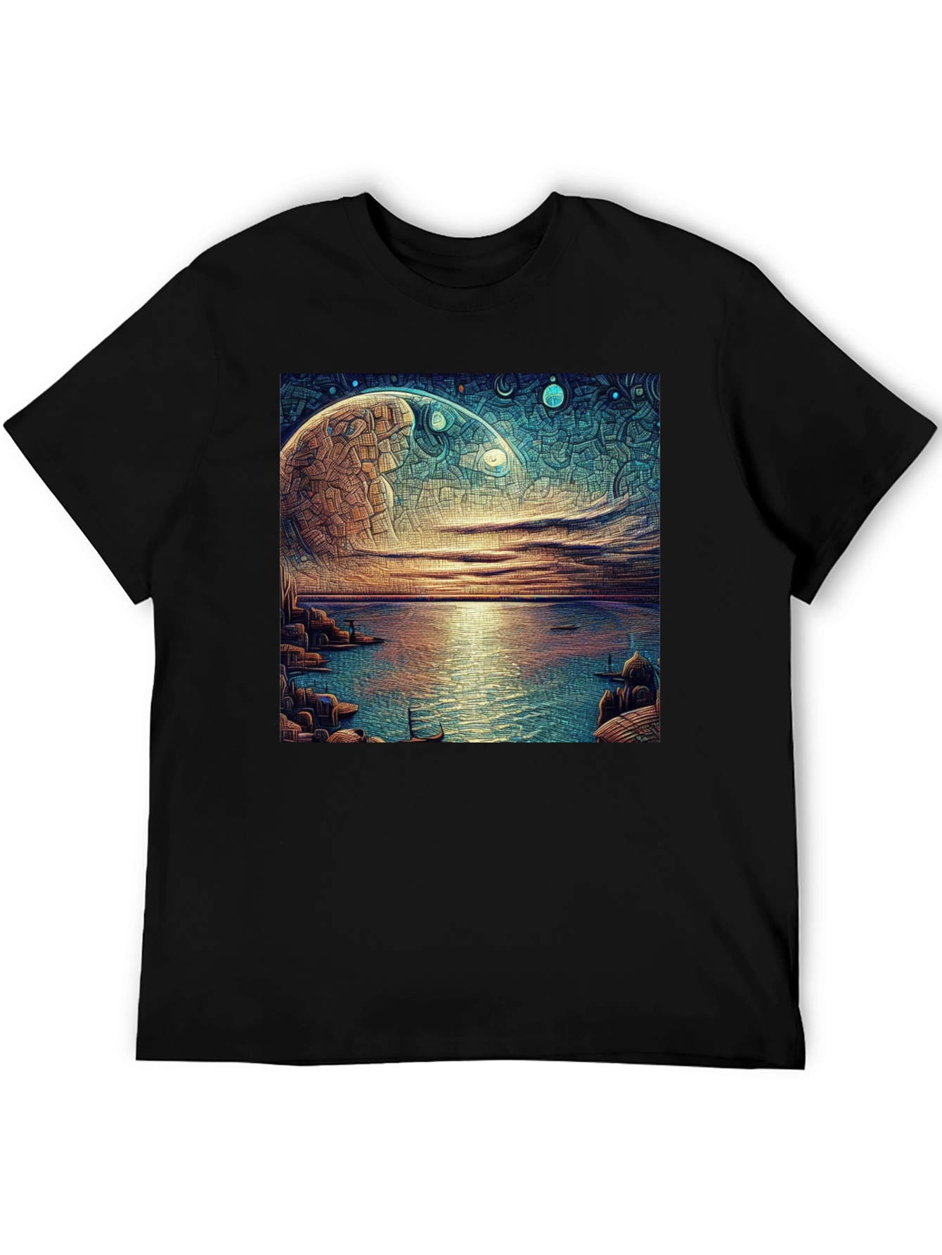 Surreal Moonscape Graphic Tee