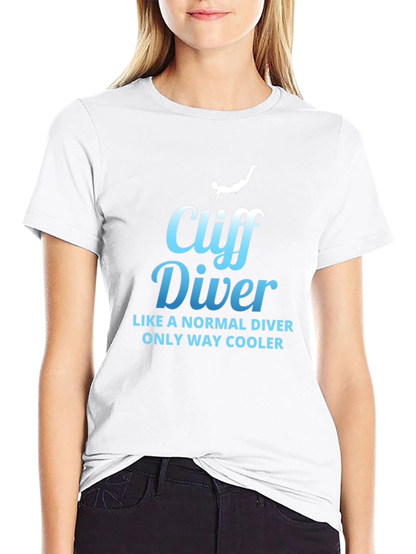 Cliff Diver T-Shirt - Cool & Unique Gift Idea
