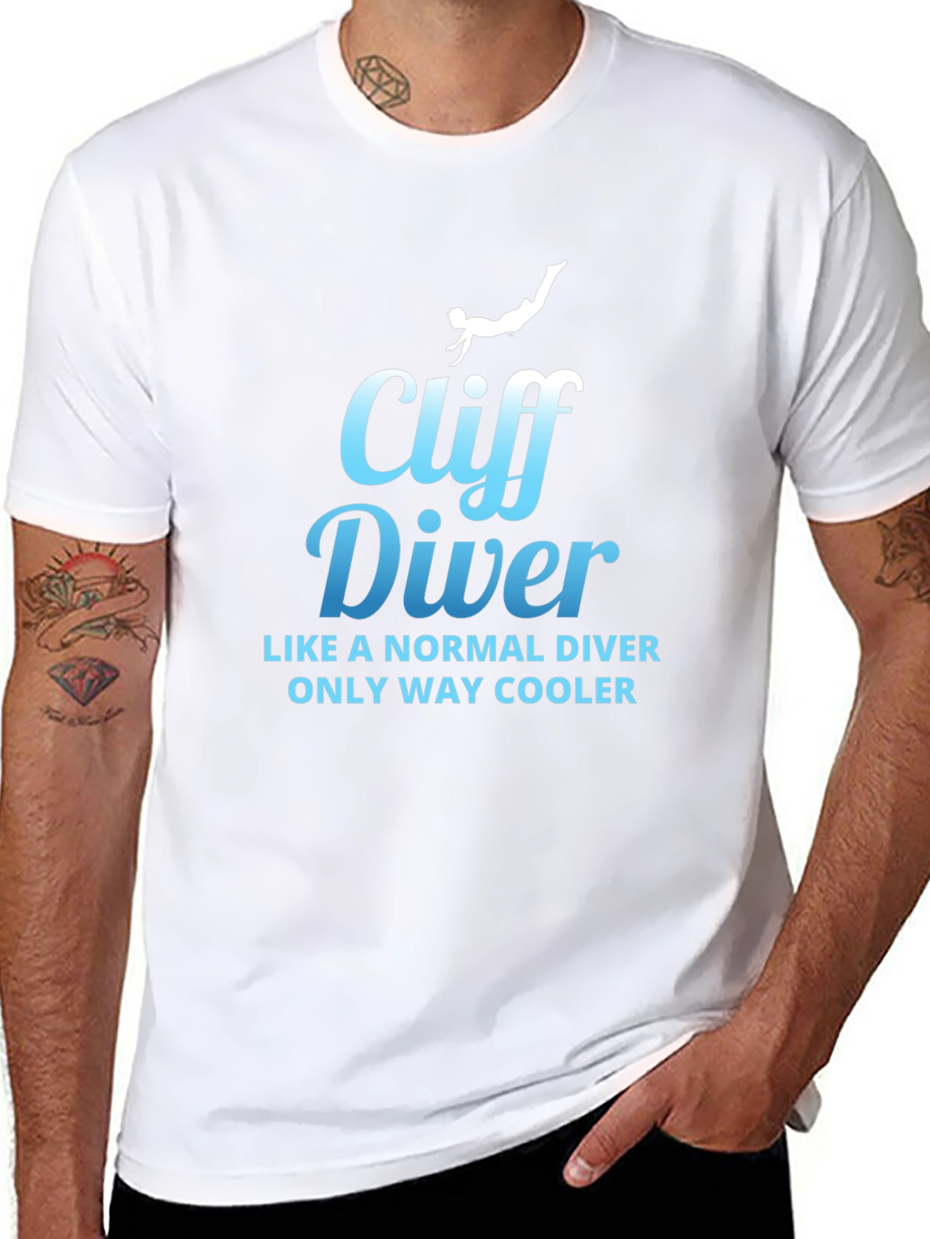 Cliff Diver T-Shirt - Cool & Unique Gift Idea