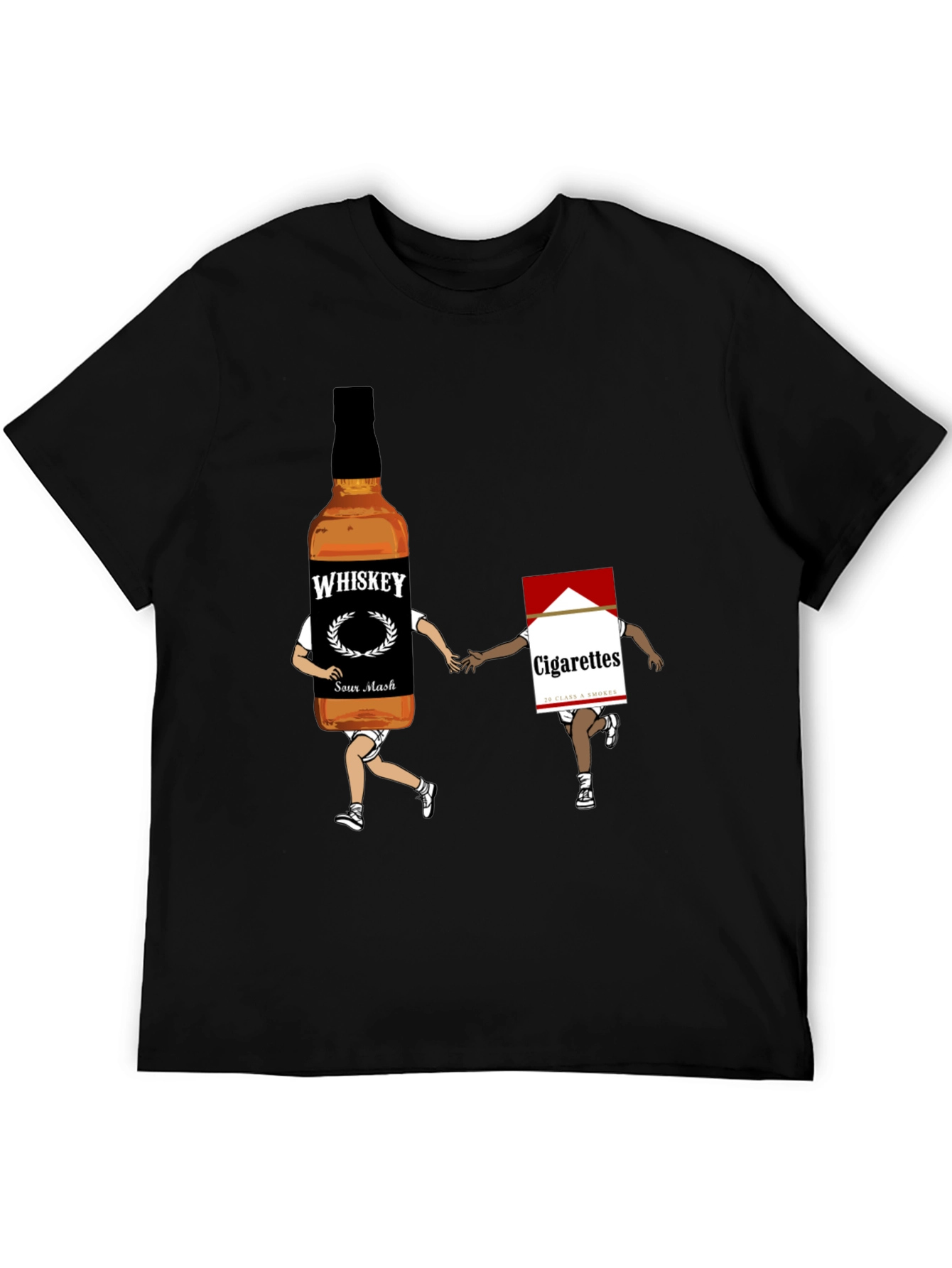 Whiskey & Cigarettes Graphic Tee
