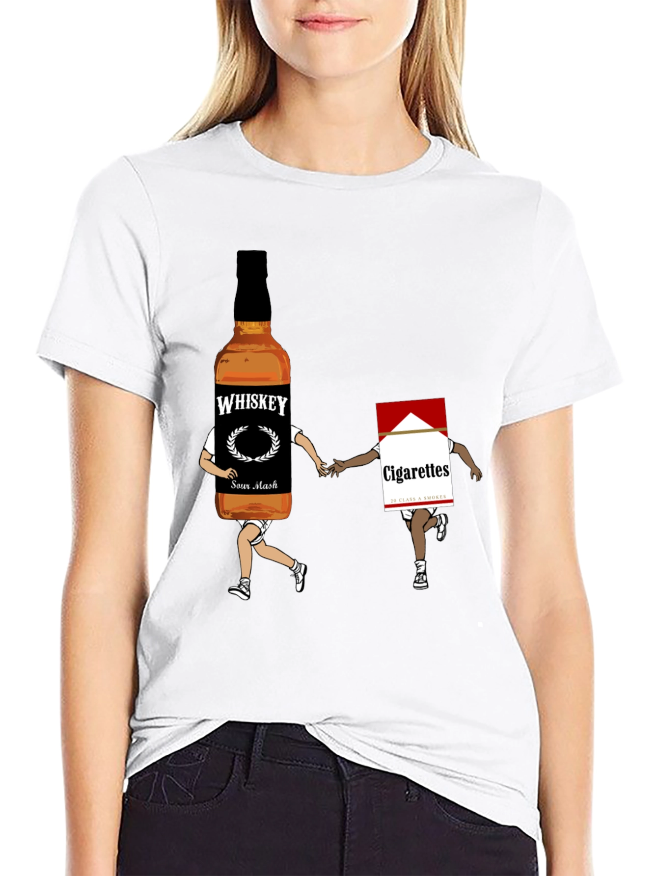 Whiskey & Cigarettes Graphic Tee