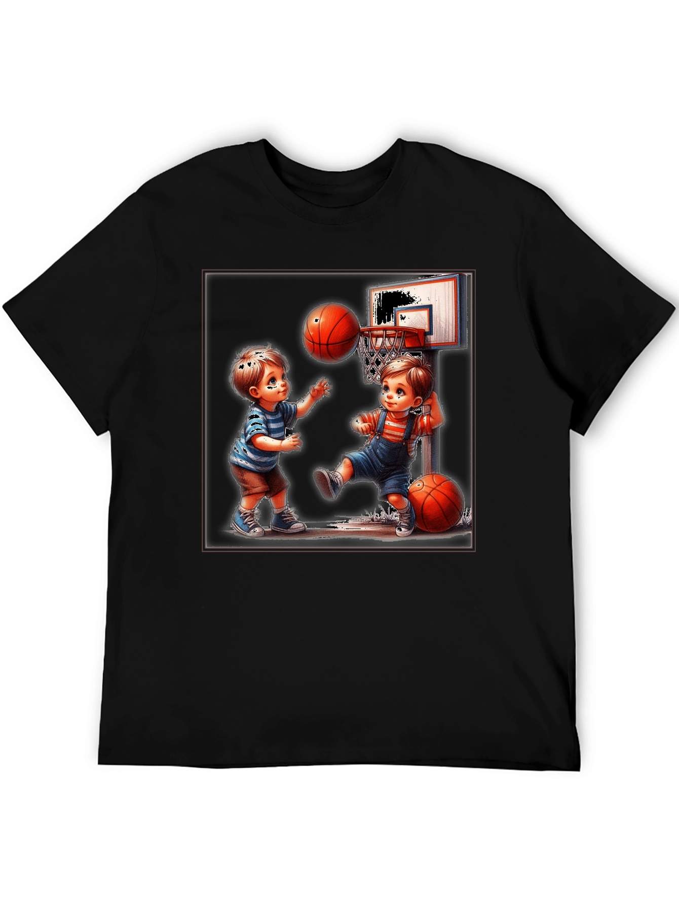 Boys Basketball Graphic T-Shirt