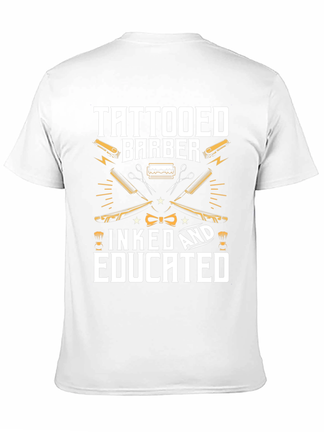 Tattooed Barber T-Shirt - Inked & Educated
