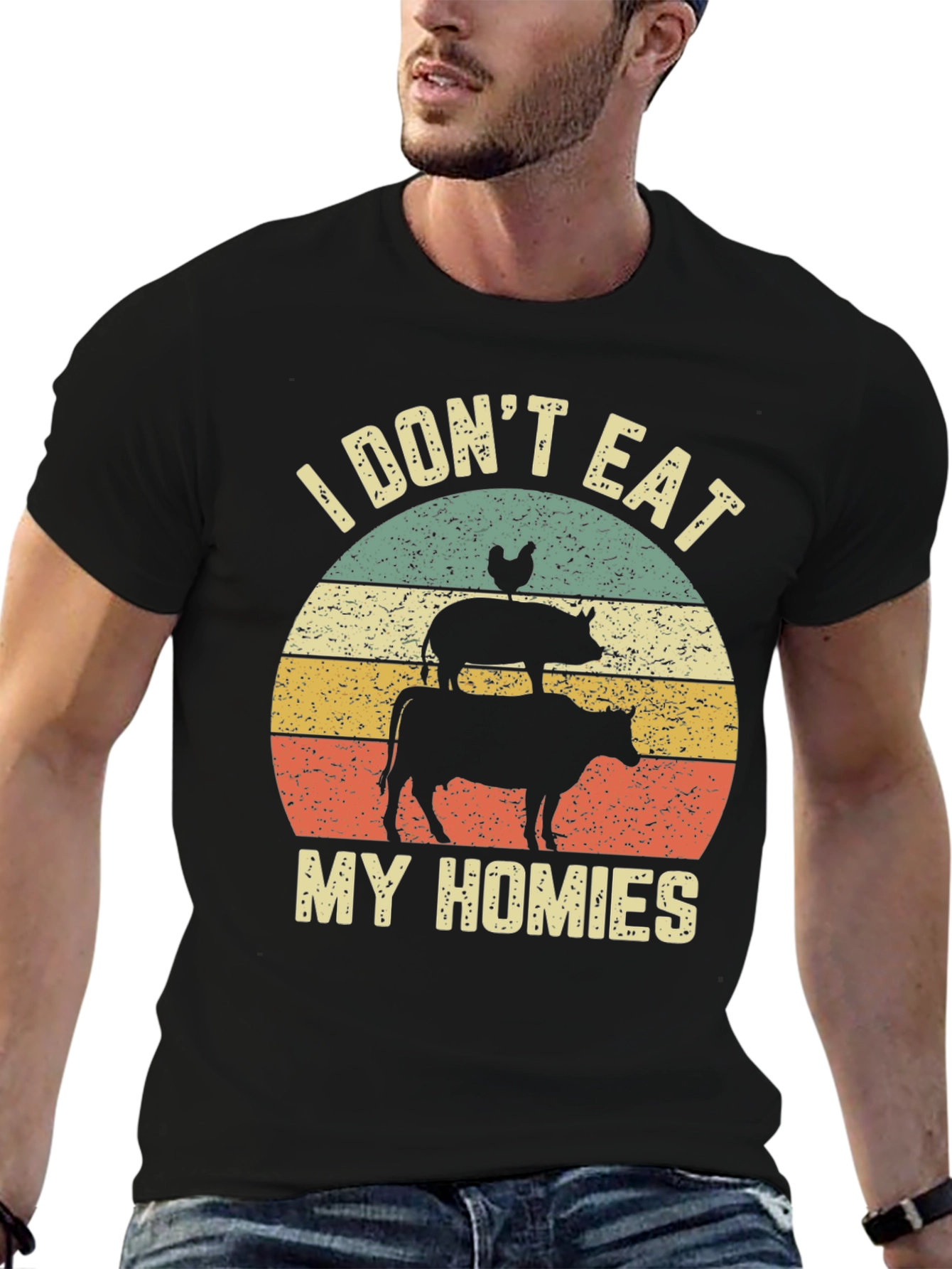 Vegan T-Shirt: I Dont Eat My Homies