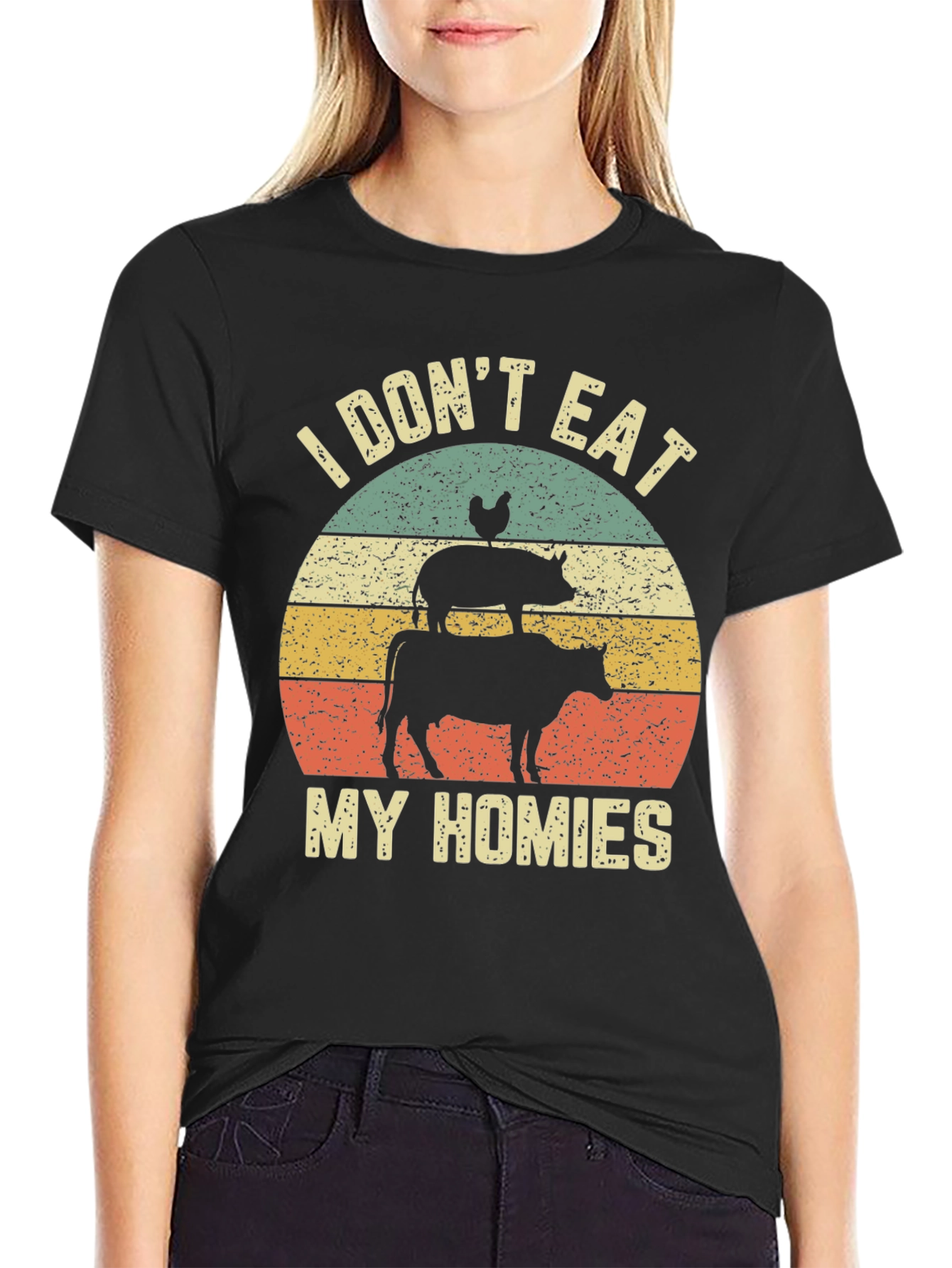 Vegan T-Shirt: I Dont Eat My Homies