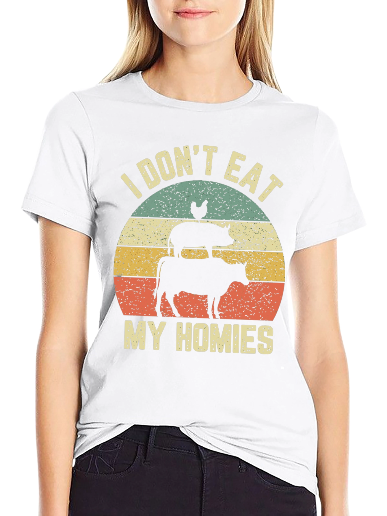 Vegan T-Shirt: I Dont Eat My Homies