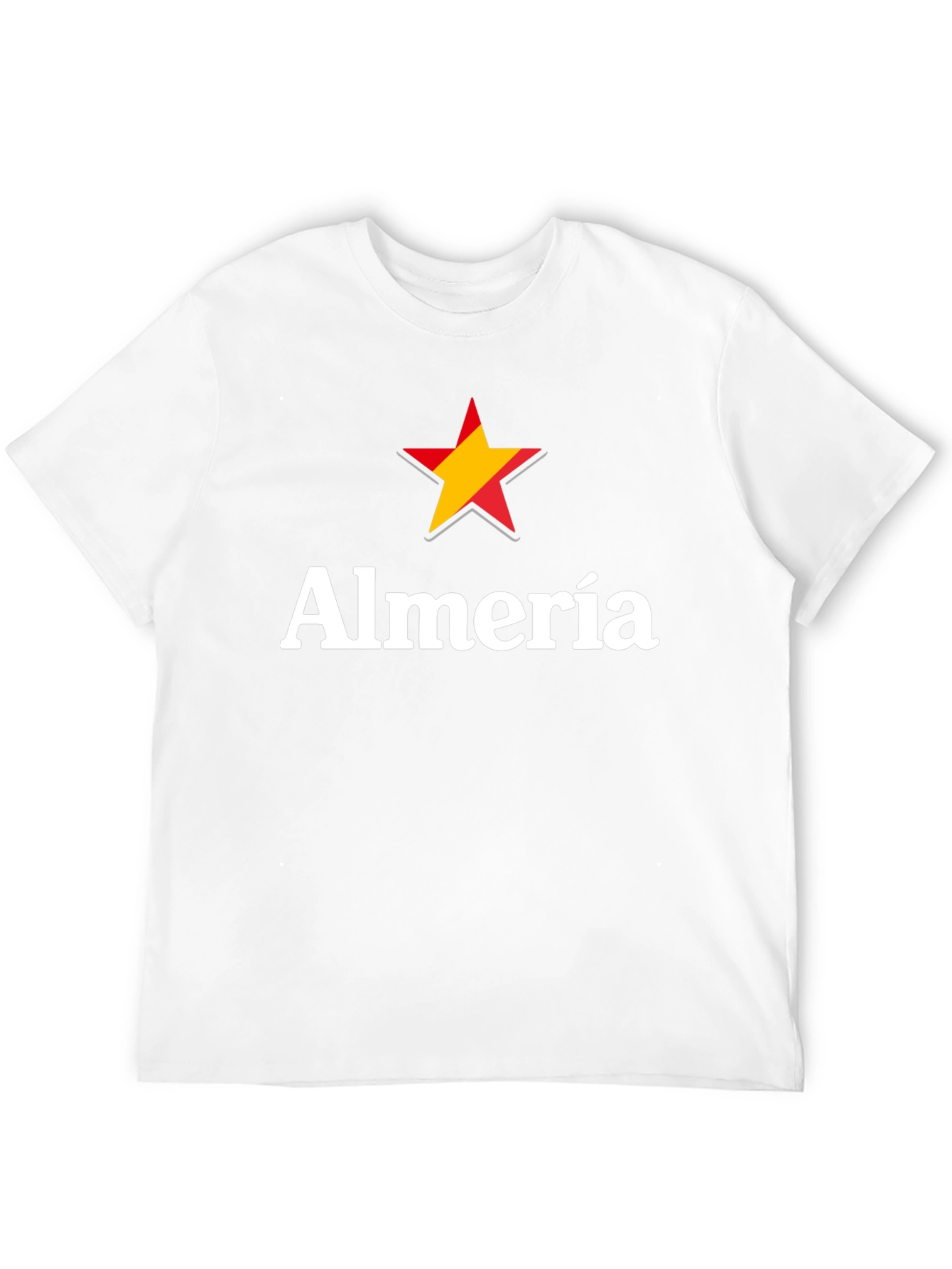 Almería Star T-Shirt - Casual Black Tee
