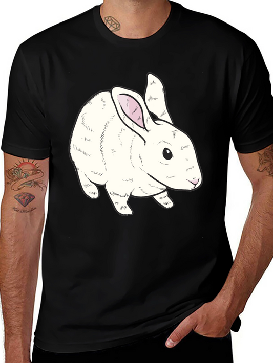 Rabbit Graphic T-Shirt - Cute Animal Tee