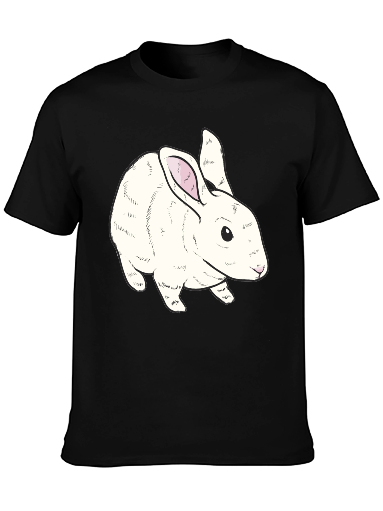 Rabbit Graphic T-Shirt - Cute Animal Tee