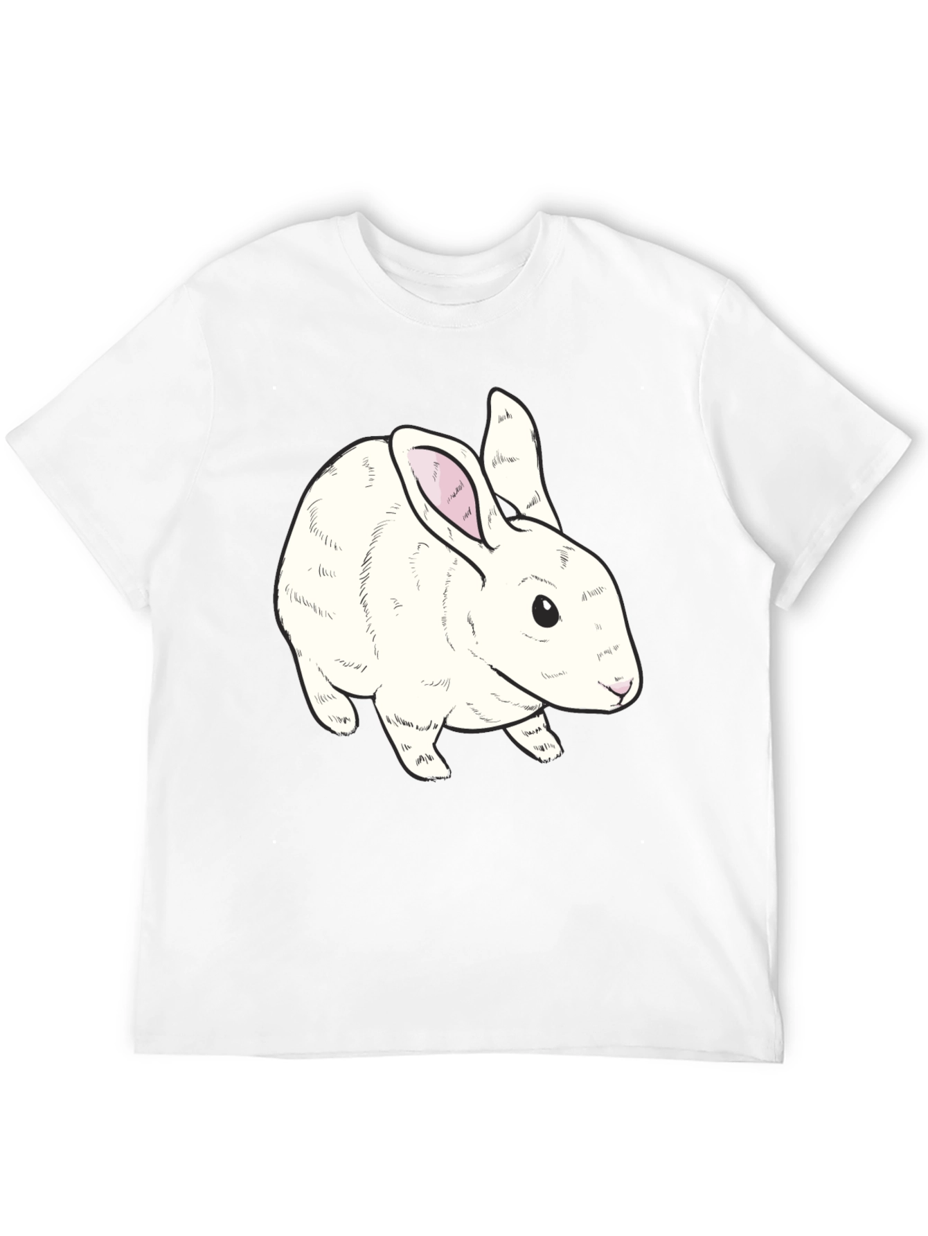 Rabbit Graphic T-Shirt - Cute Animal Tee