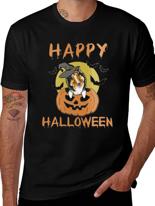 Halloween Dog Witch T-Shirt - Happy Halloween!