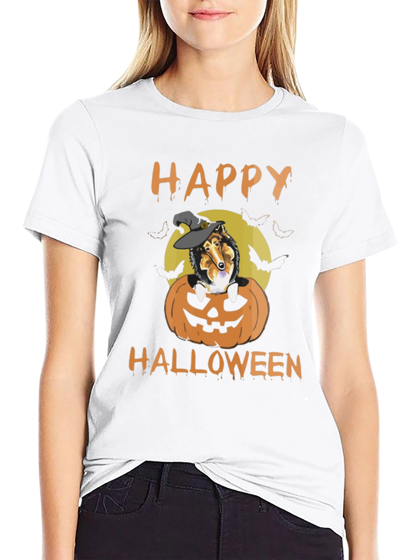 Halloween Dog Witch T-Shirt - Happy Halloween!