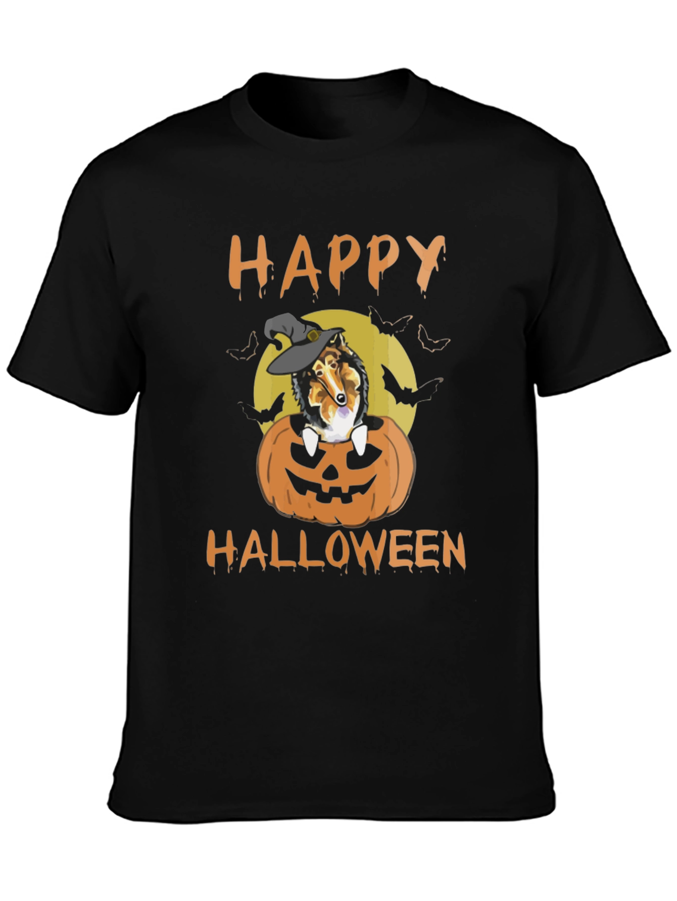 Halloween Dog Witch T-Shirt - Happy Halloween!