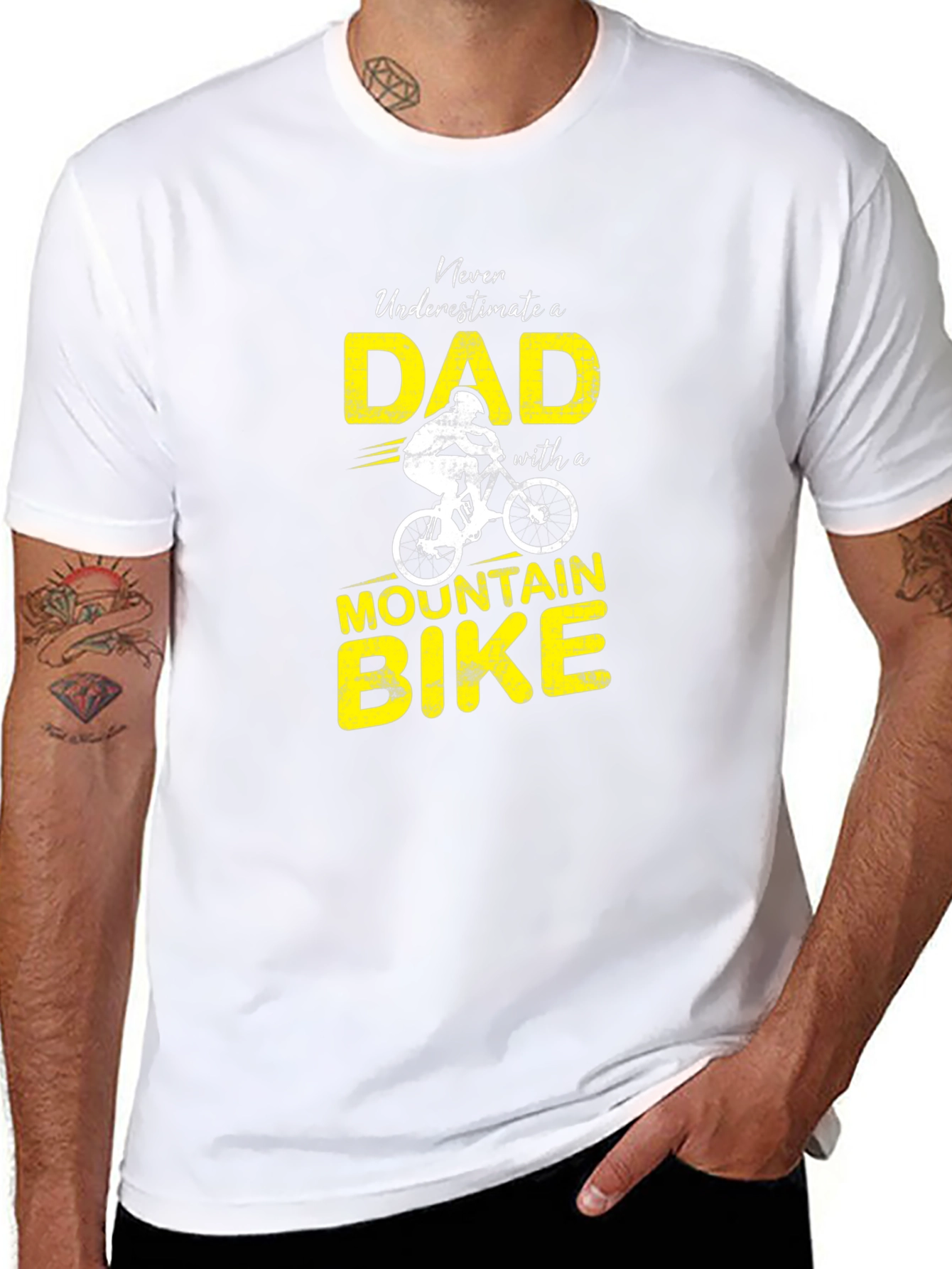Dad Mountain Bike Graphic T-Shirt